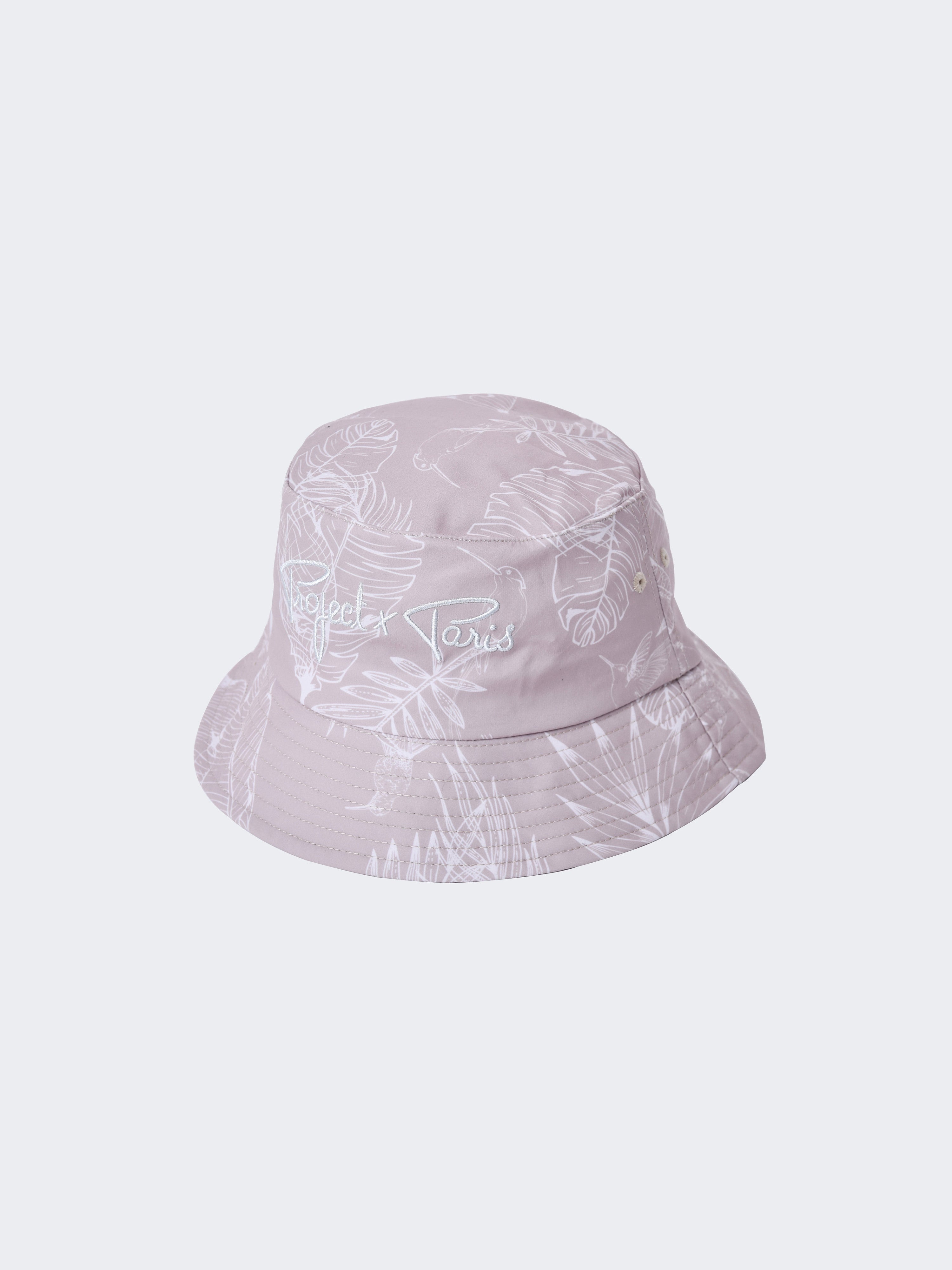 Embroidered floral bucket hat-1