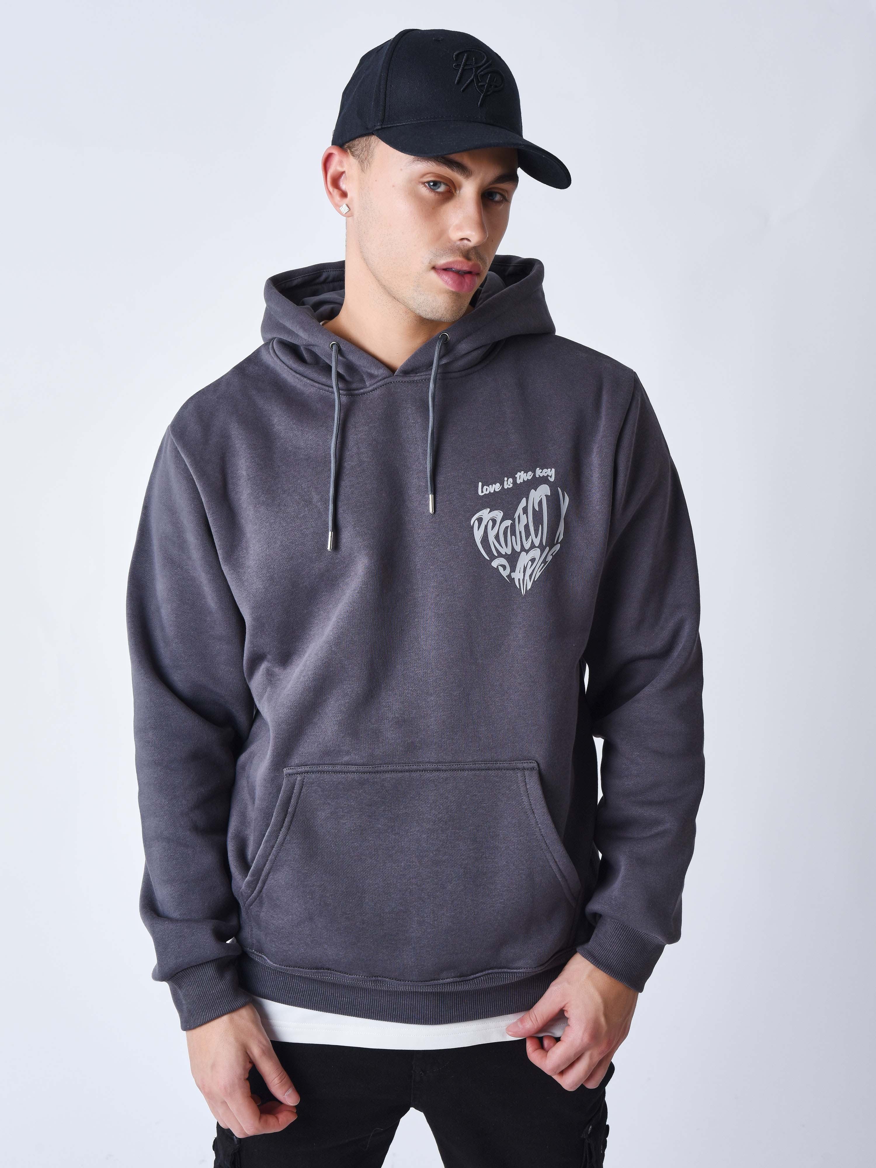 Sweat à Capuche cœur de-1