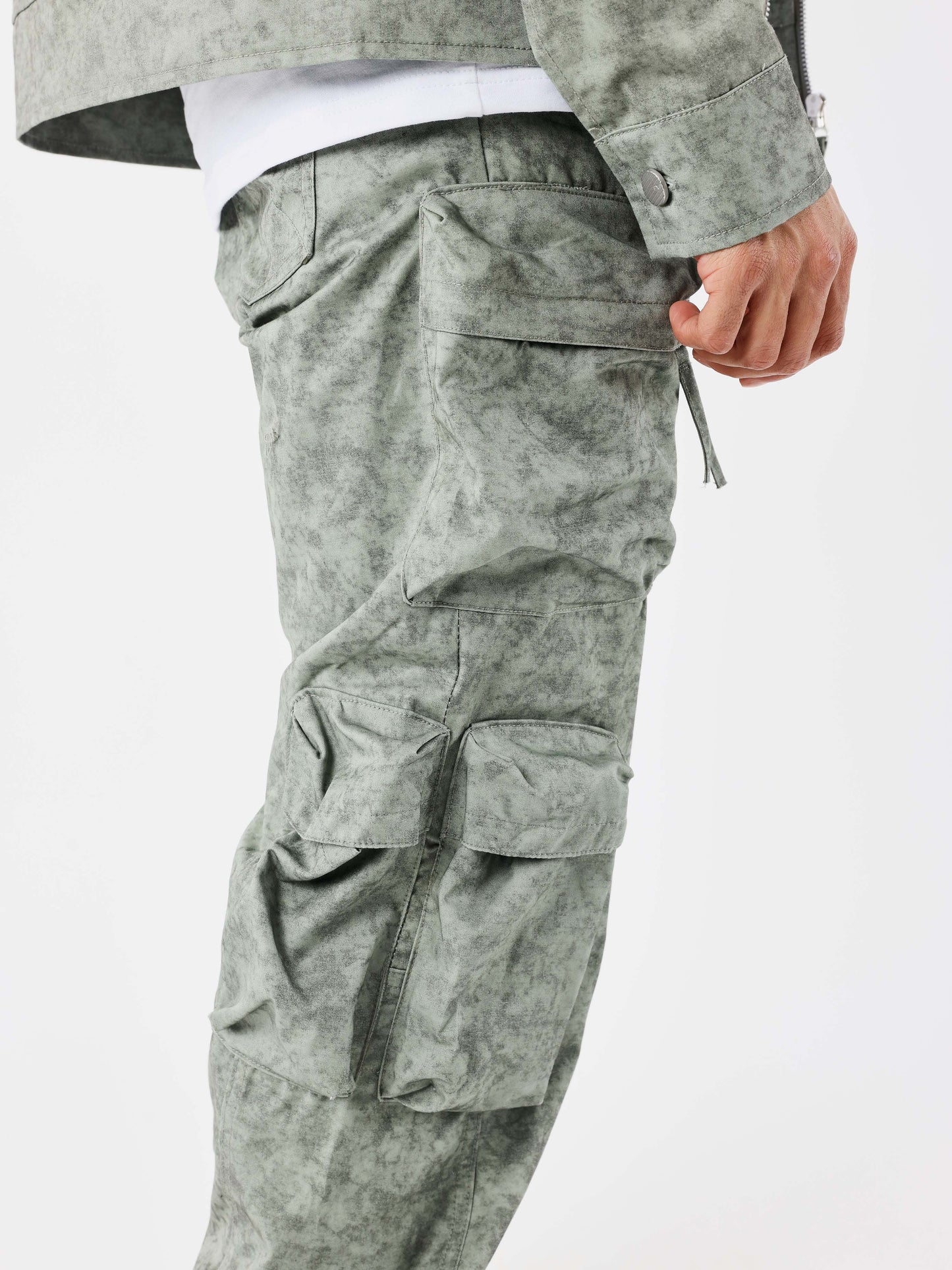 cargo-workwear-multi-poches-olive-fonce