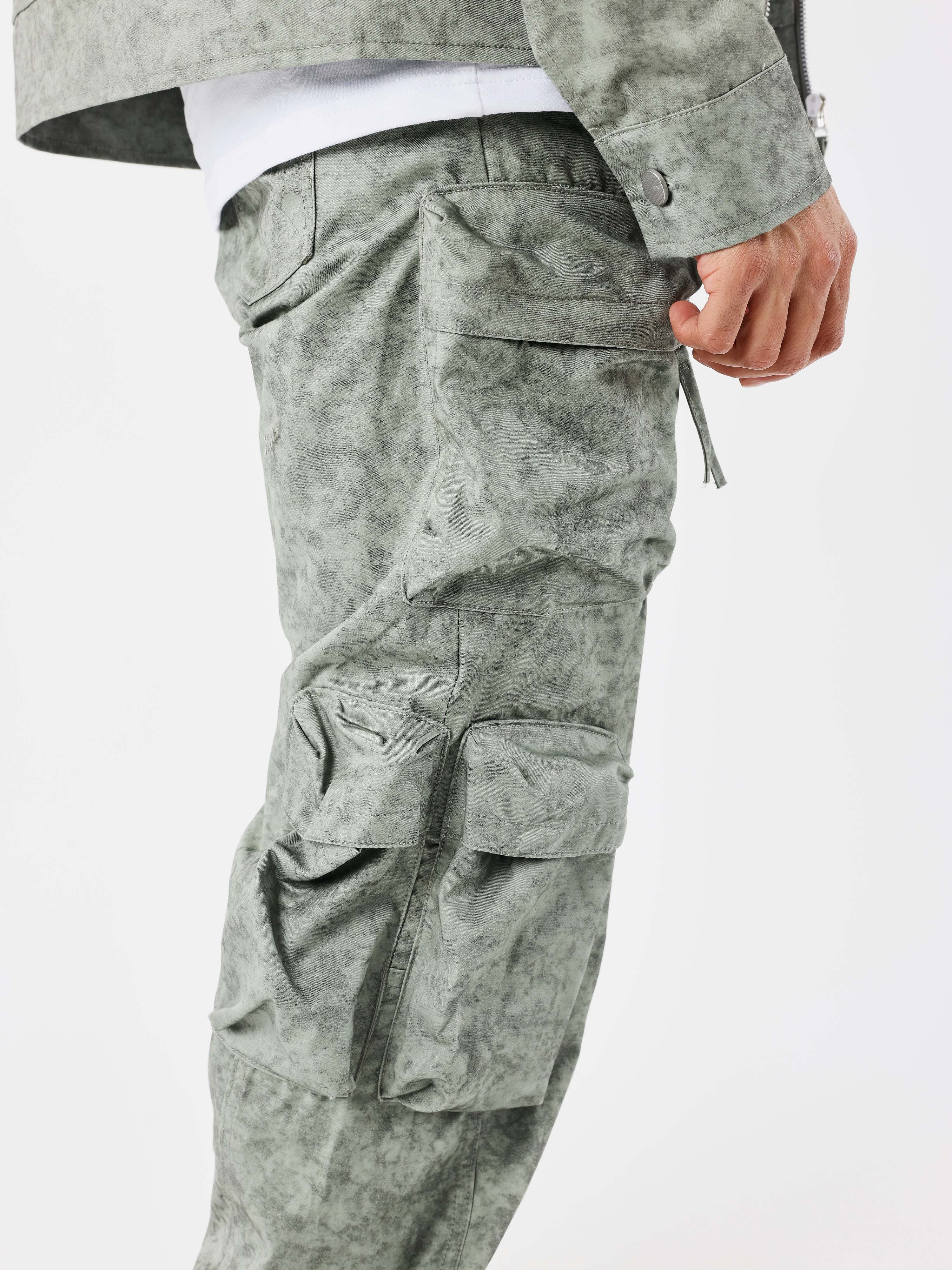 cargo-workwear-multi-poches-olive-fonce