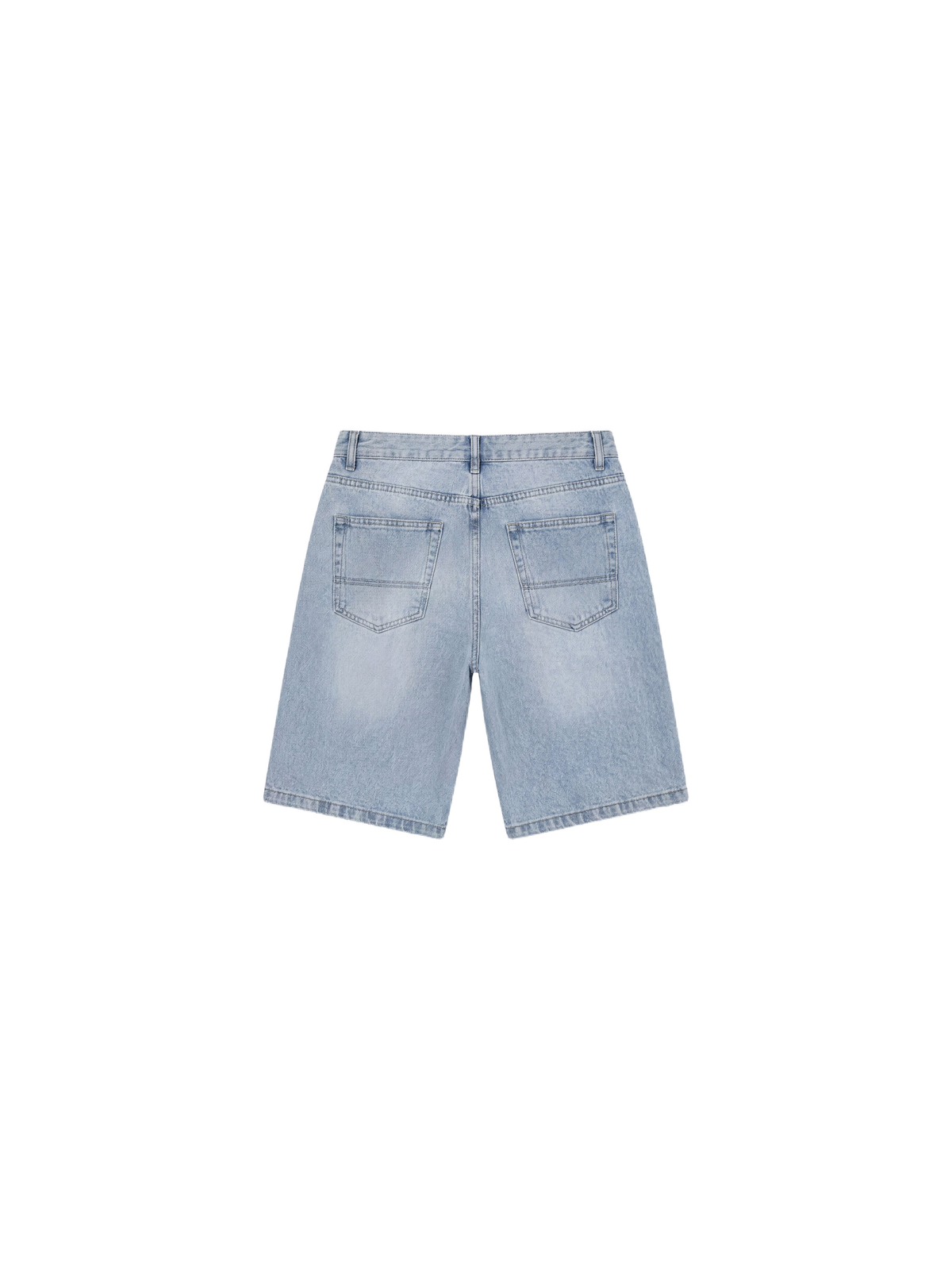Bermuda homme en denim délavé Bleu – 7