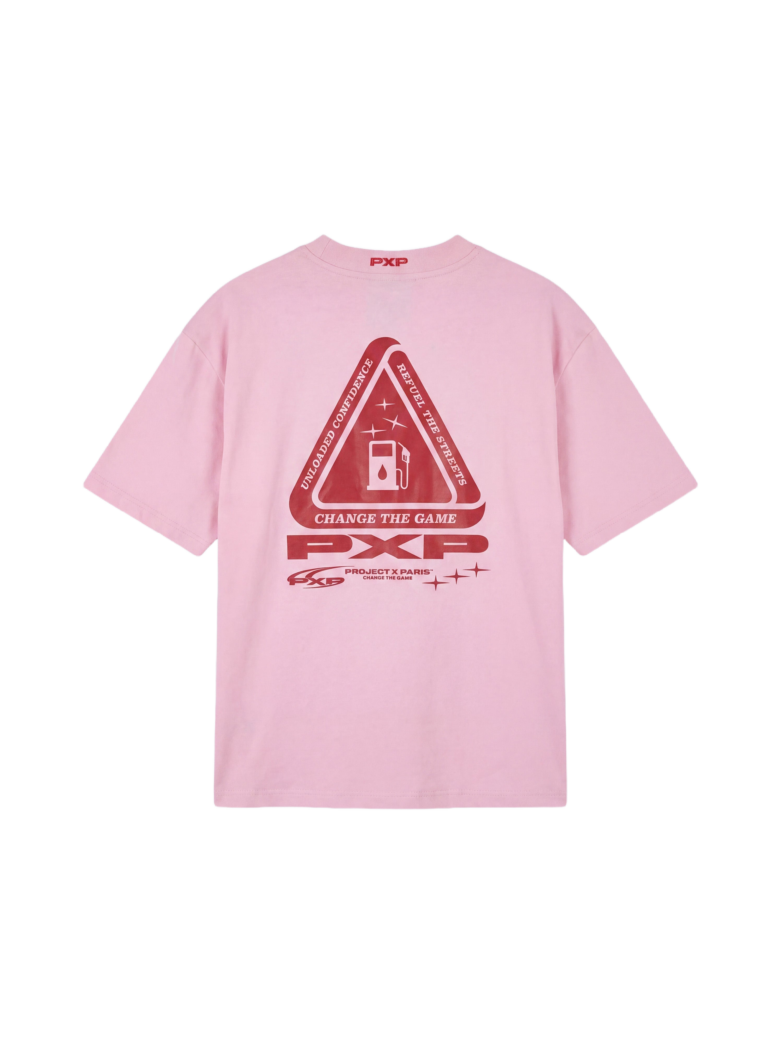 T-shirt a maniche corte stampato davanti e dietro-7