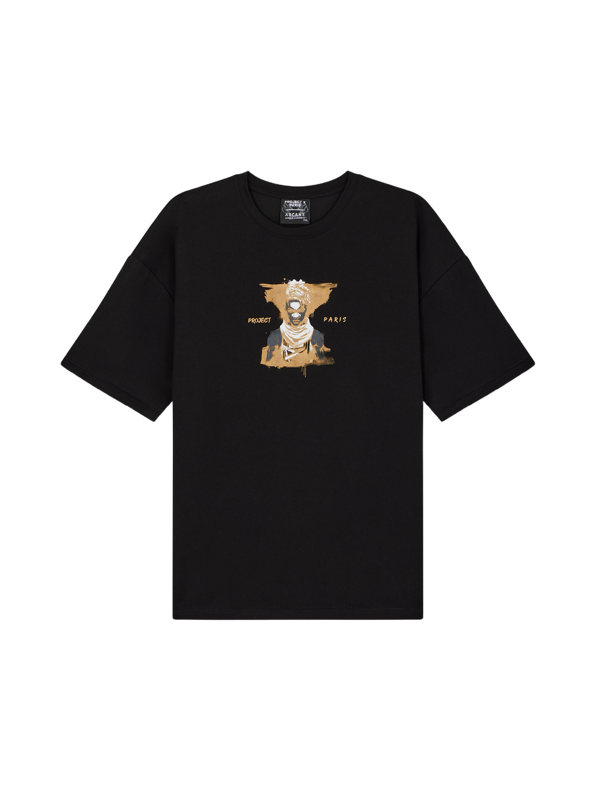 Arcane "X" T-Shirt - Ekko Schwarz – 1
