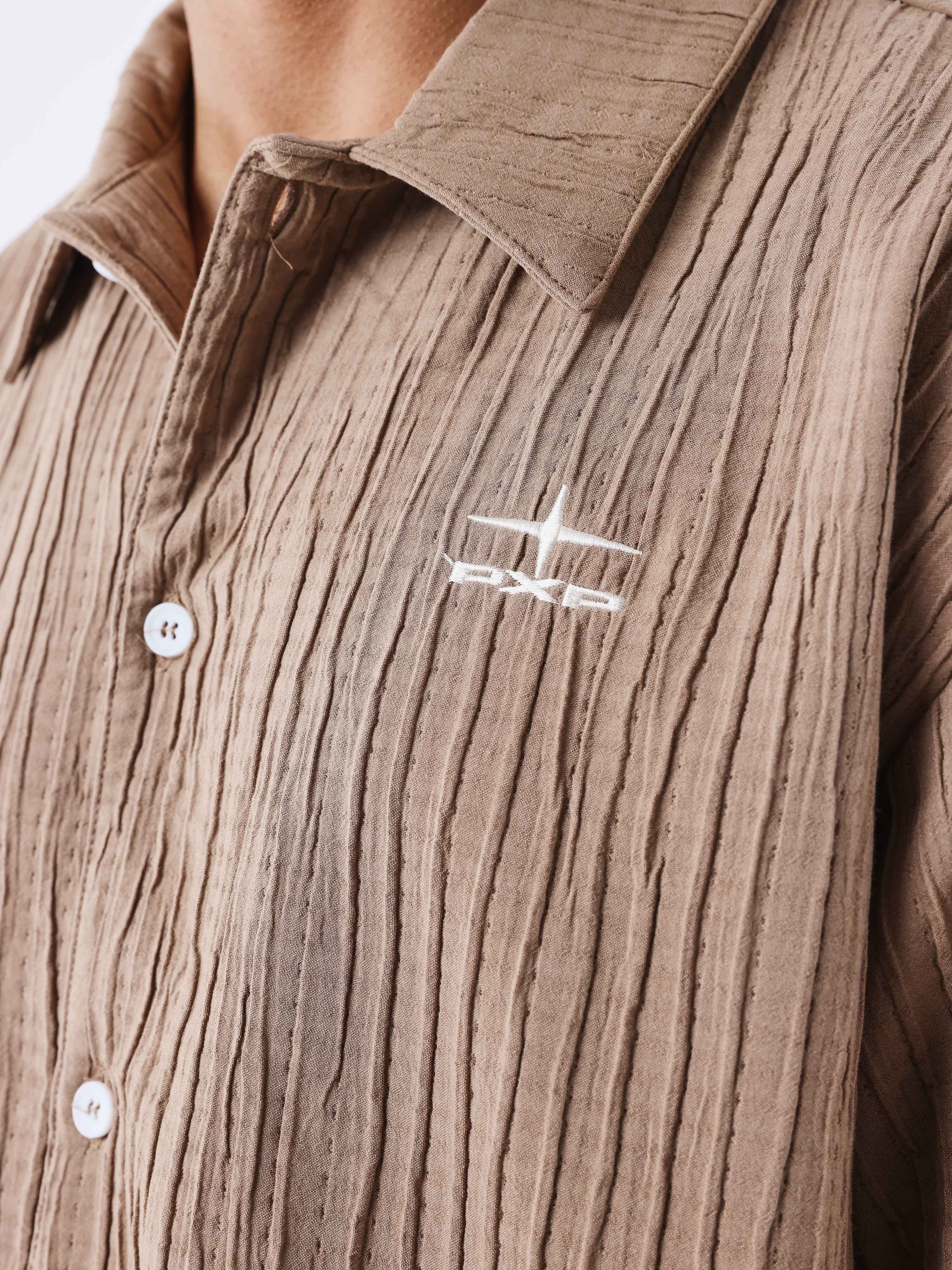 Pleated casual shirt-5