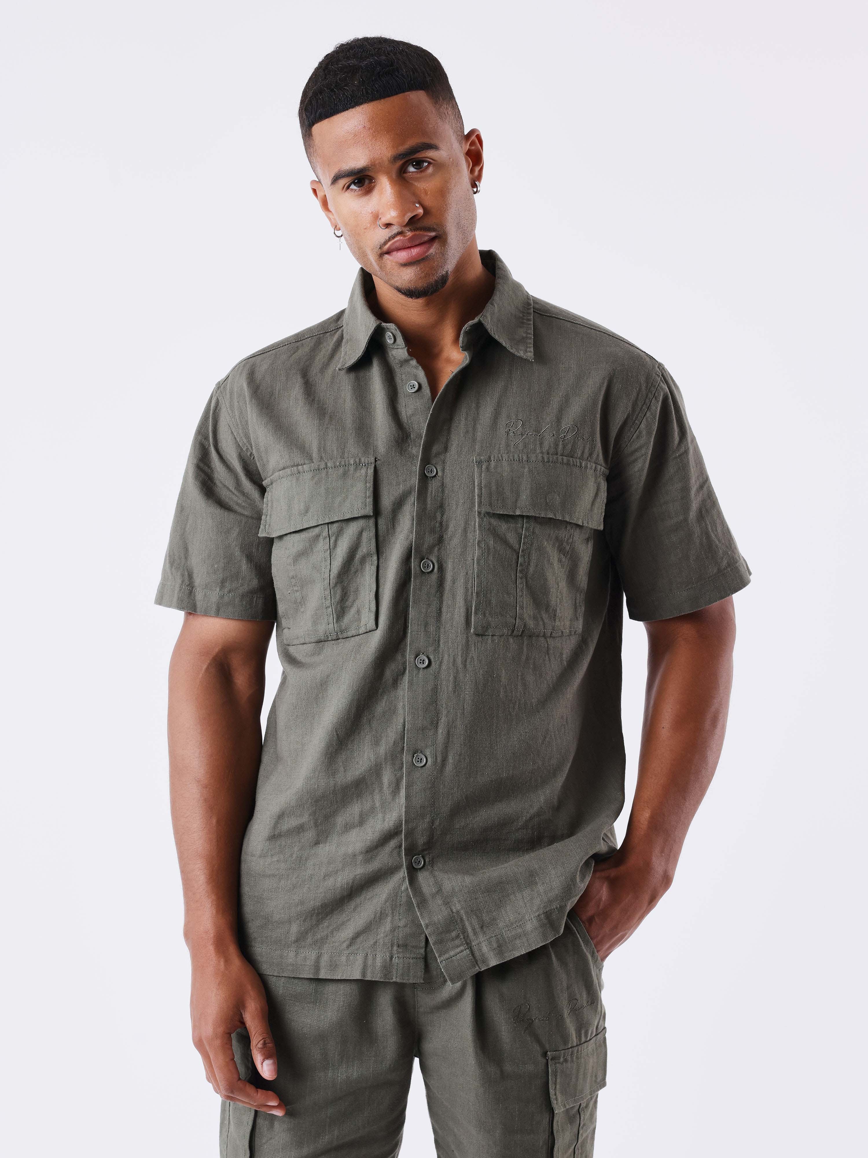 Camisa casual texturizada-1