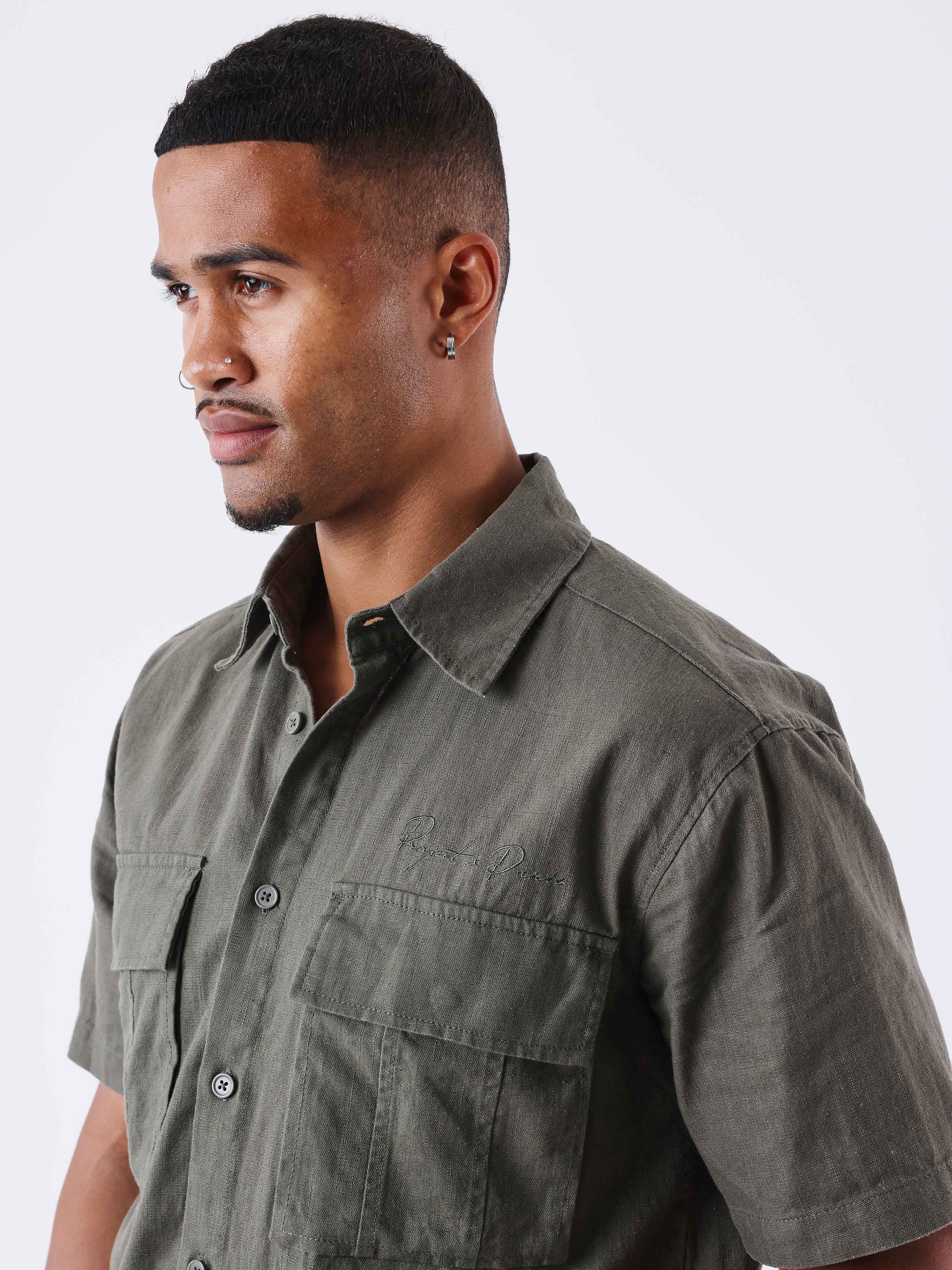 chemise-decontractee-texturee-5348-olive-fonce