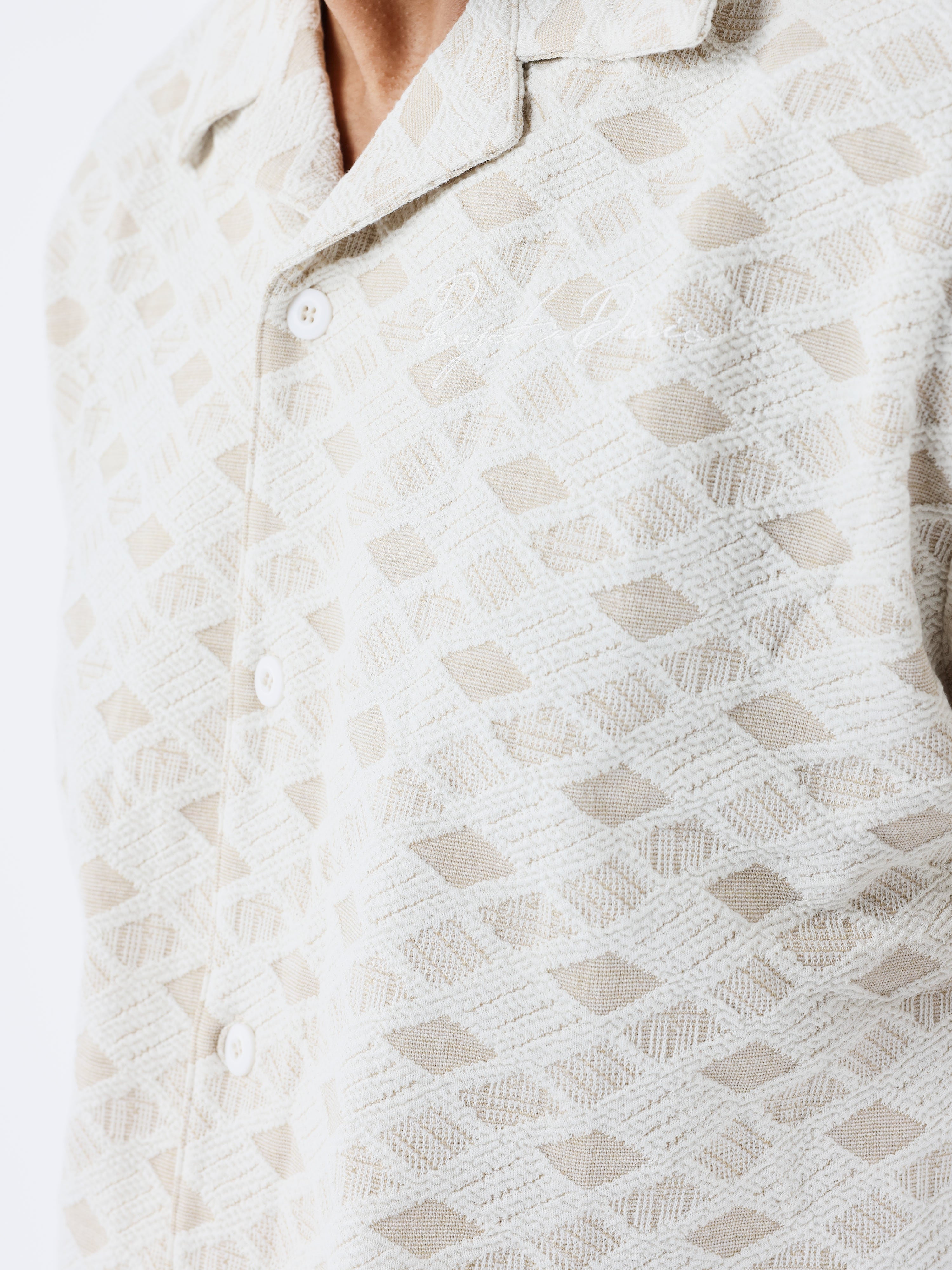 Camisa casual texturizada-5