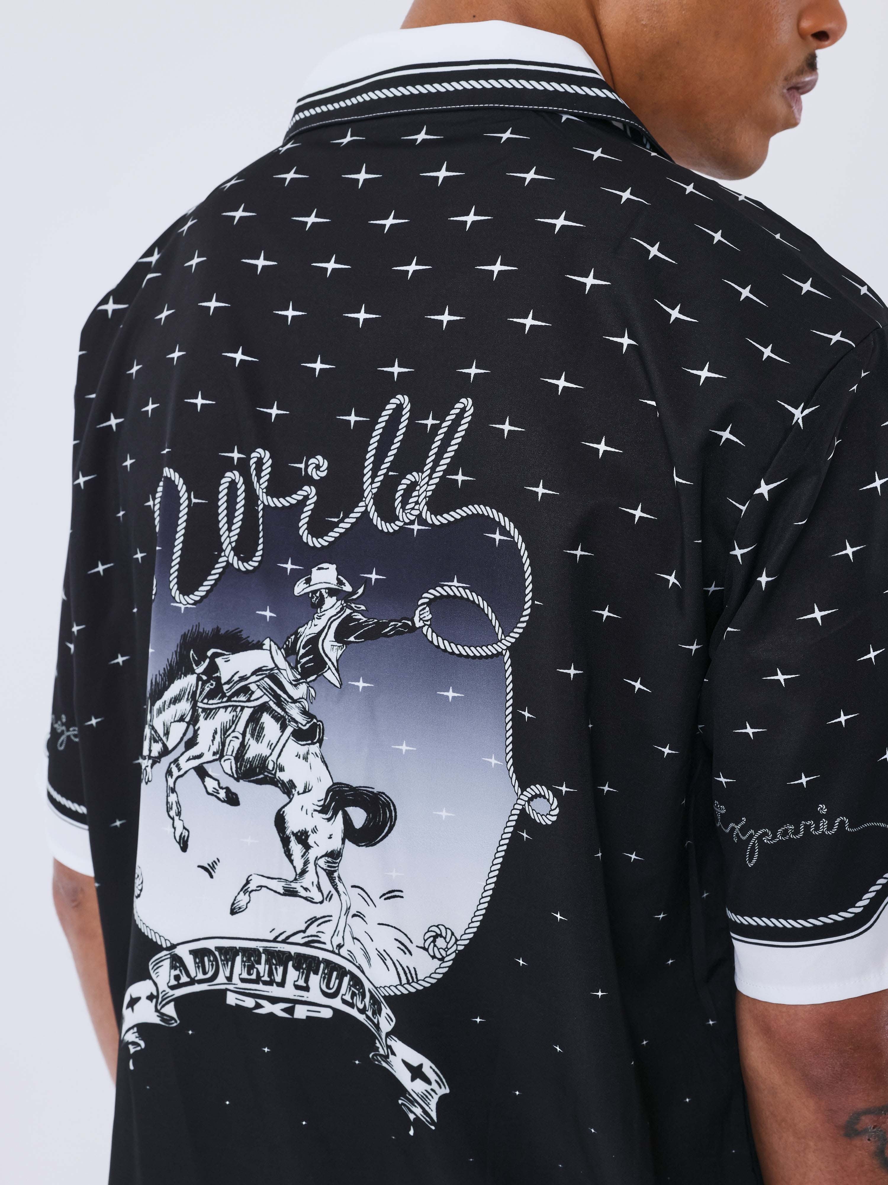 Chemise fluide western-4