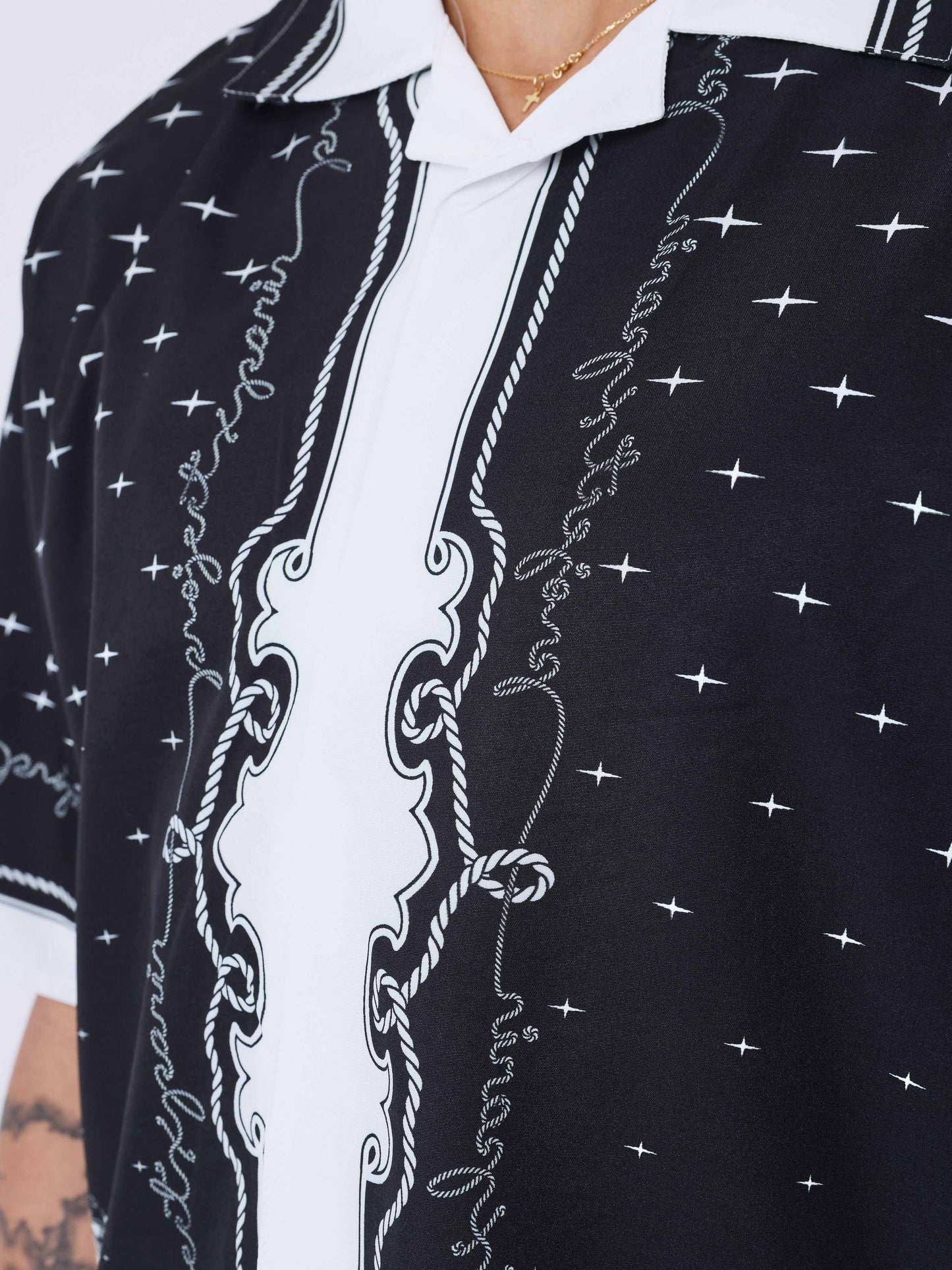 chemise-fluide-western-noir