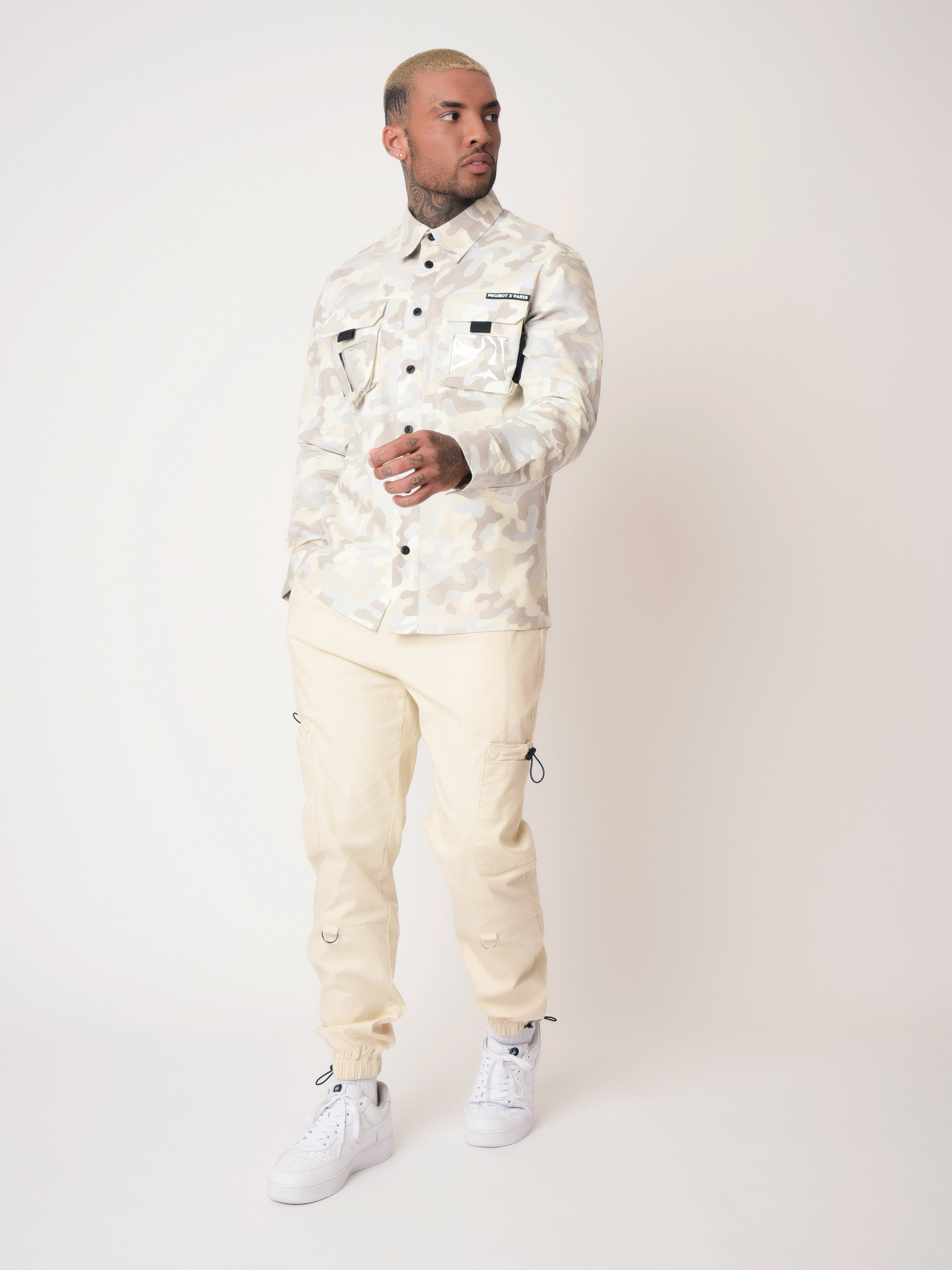 Camouflage printed shirt-3