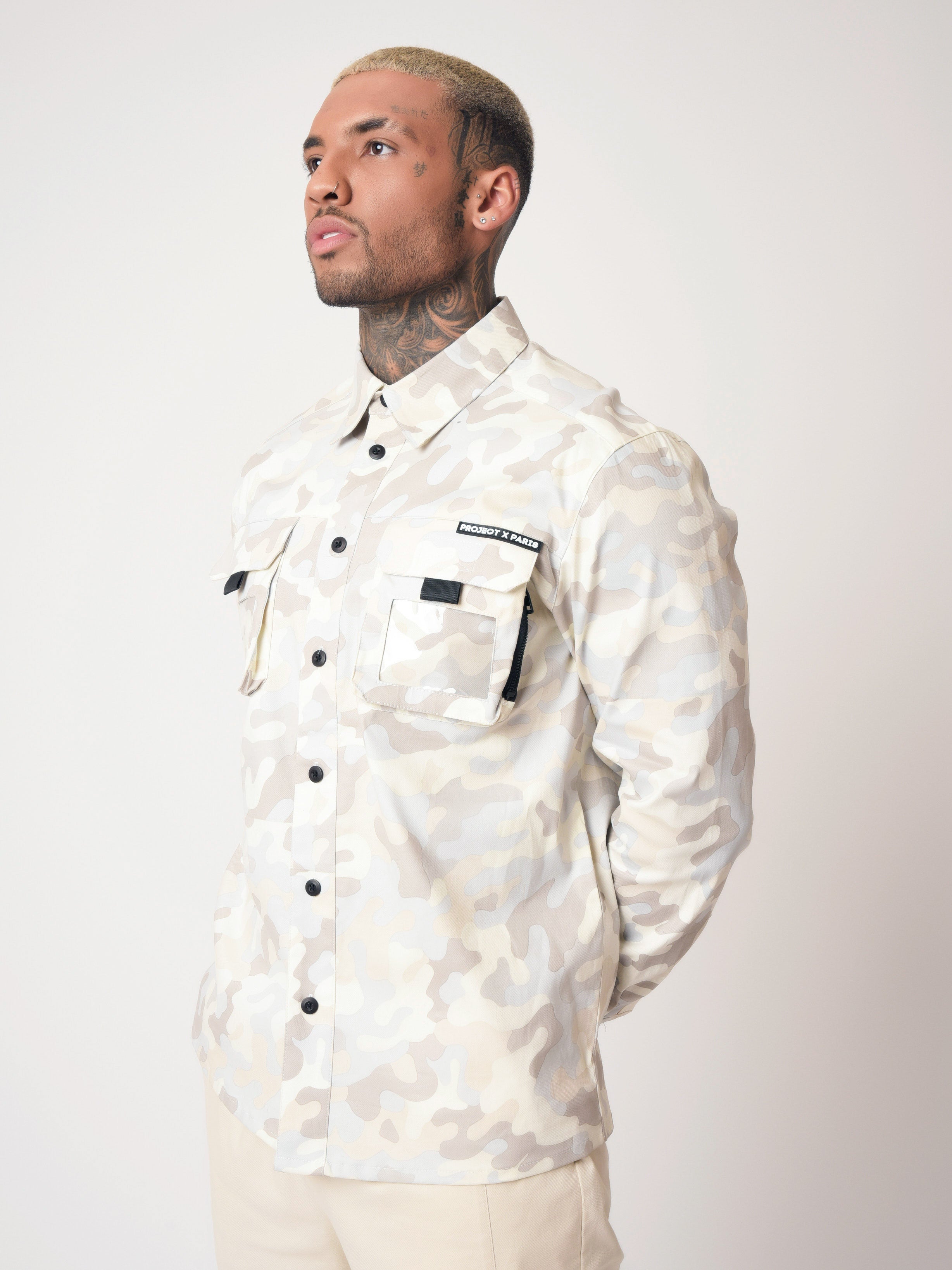 Camouflage printed shirt-2