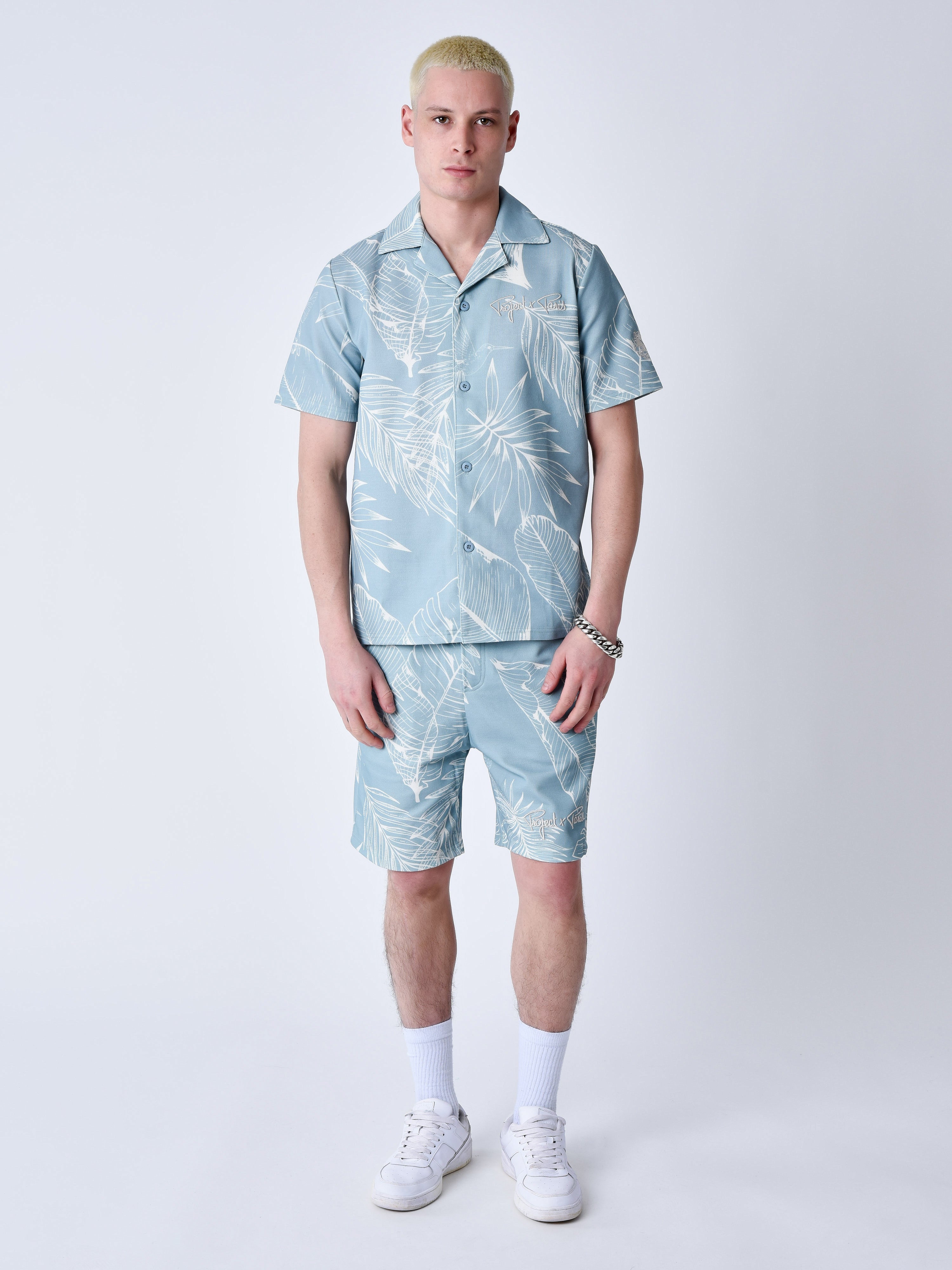 chemise-imprime-luxuriant-bleu-vert