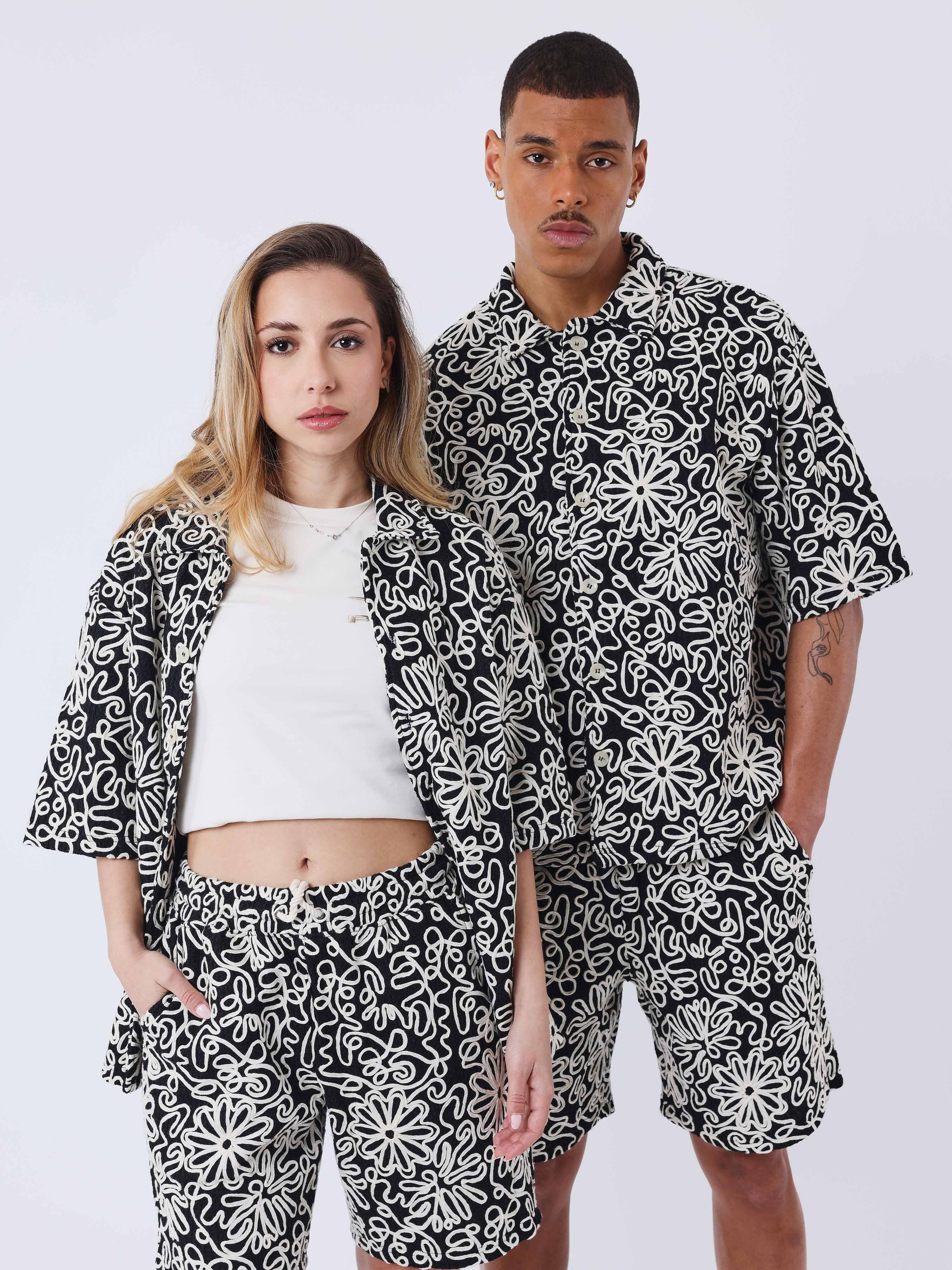 Camisa Kalash x PXP com estampas naturais-1