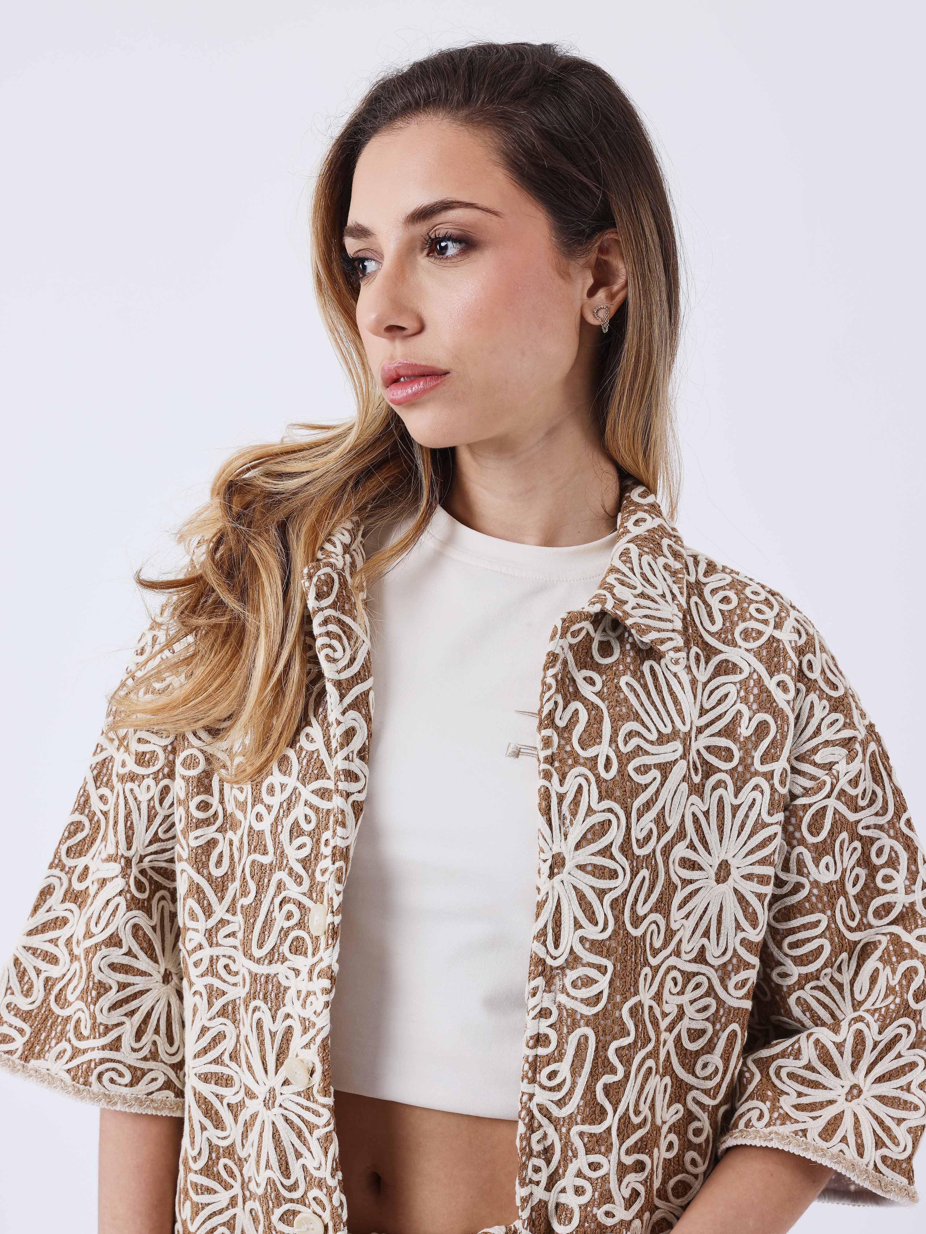 chemise-kalash-x-pxp-a-motifs-naturel-marron