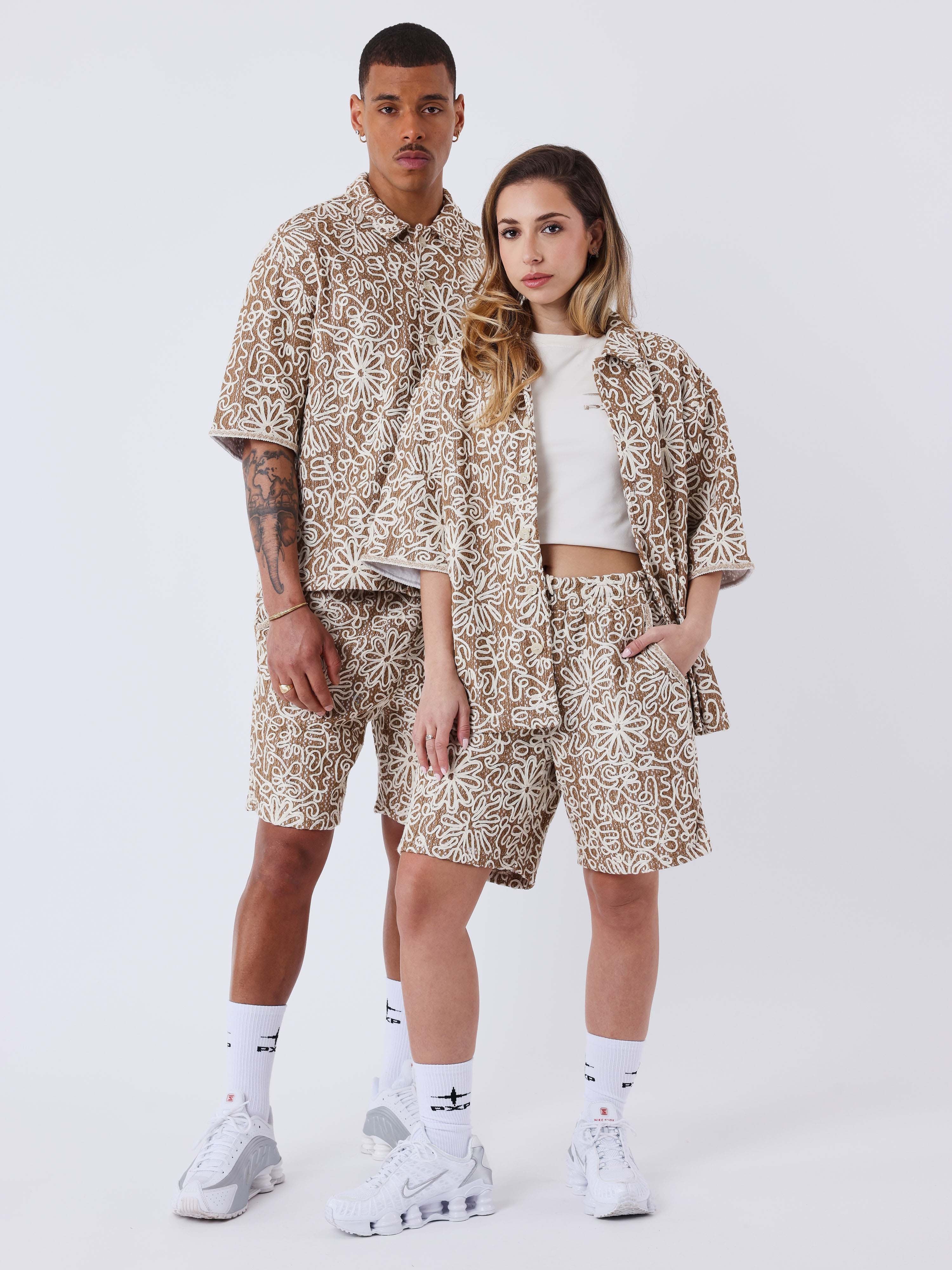 Kalash x PXP cămașă cu modele naturale-9