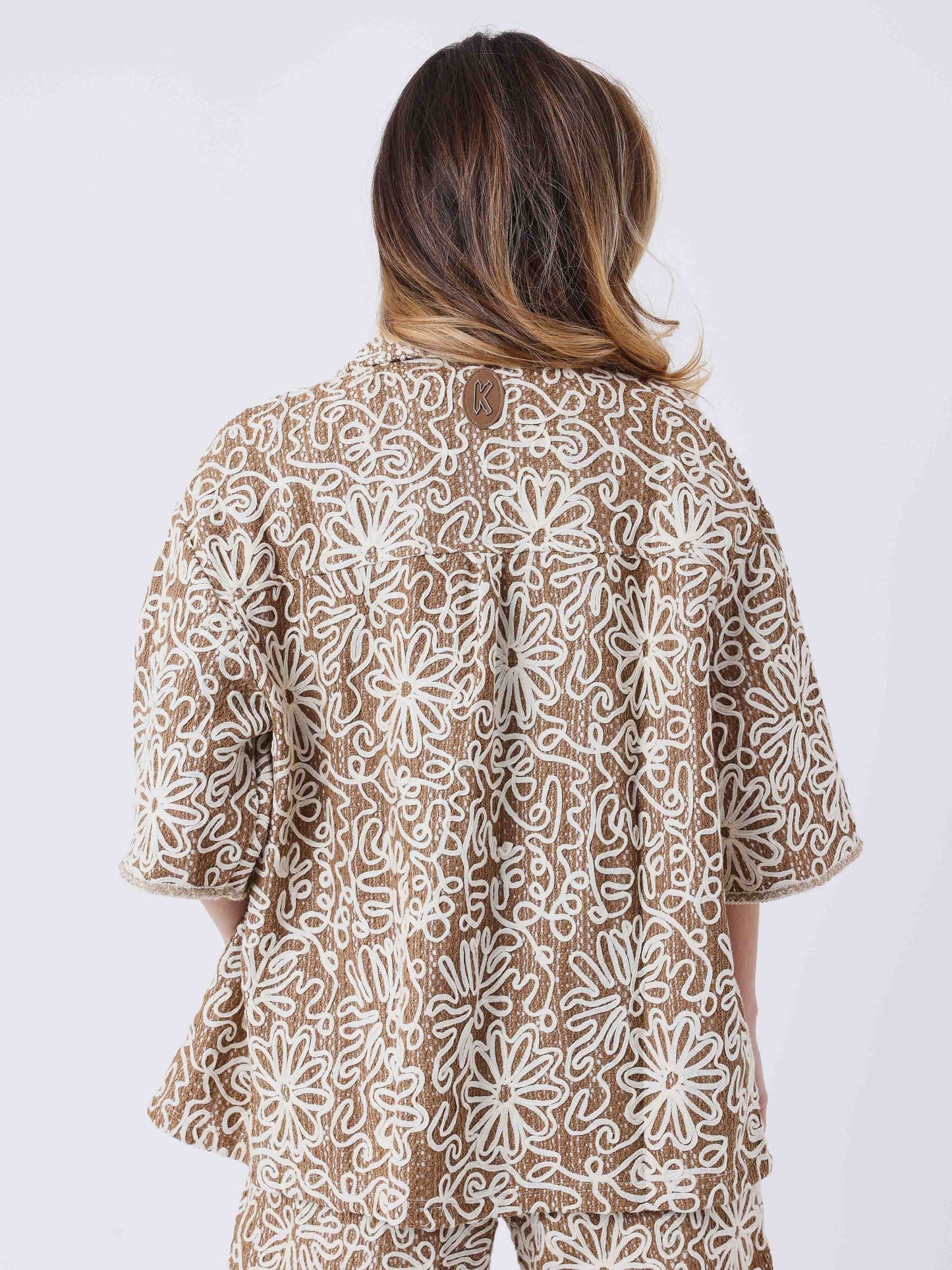 chemise-kalash-x-pxp-a-motifs-naturel-marron