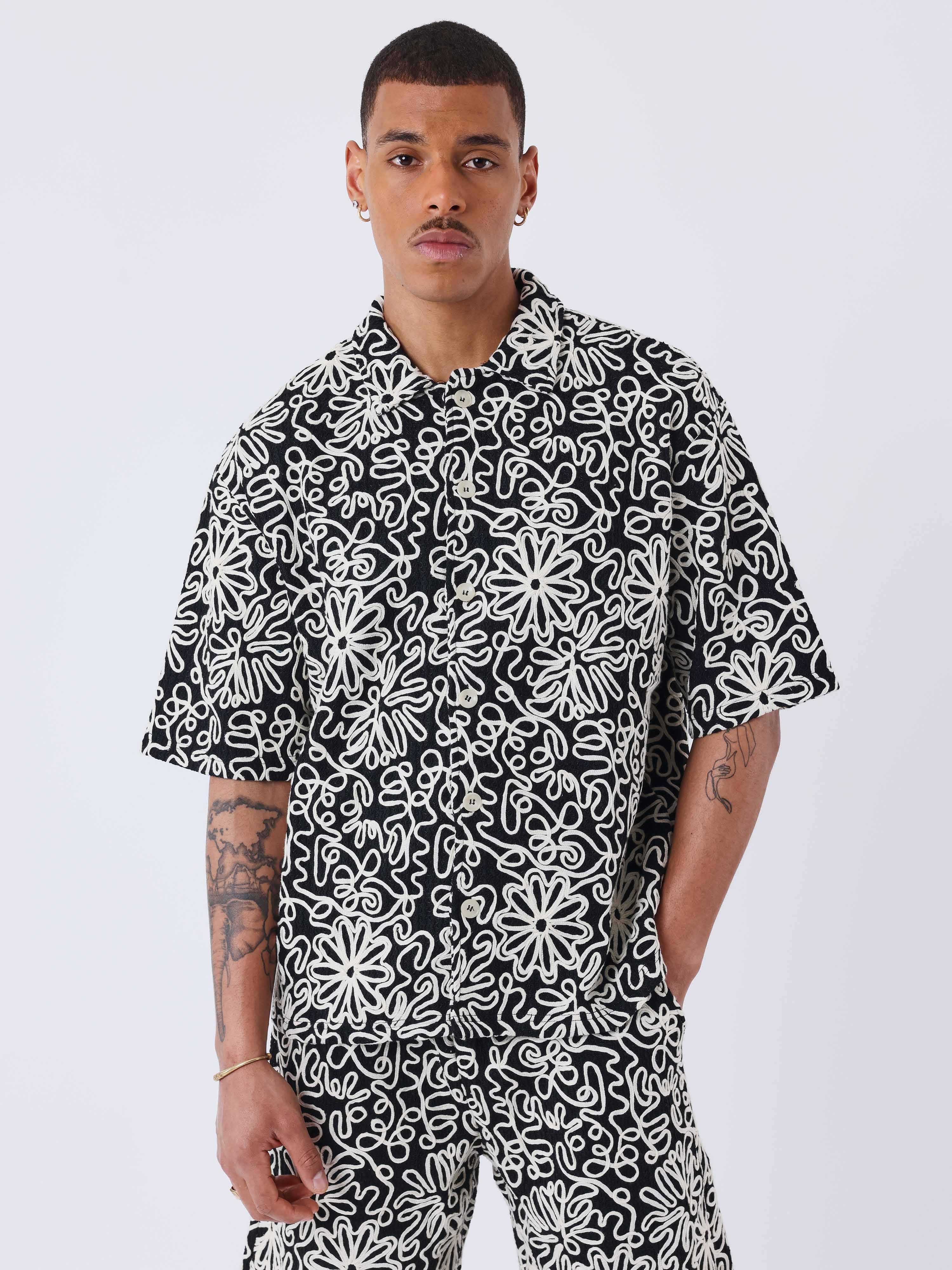 Camisa Kalash x PXP com estampas naturais-2