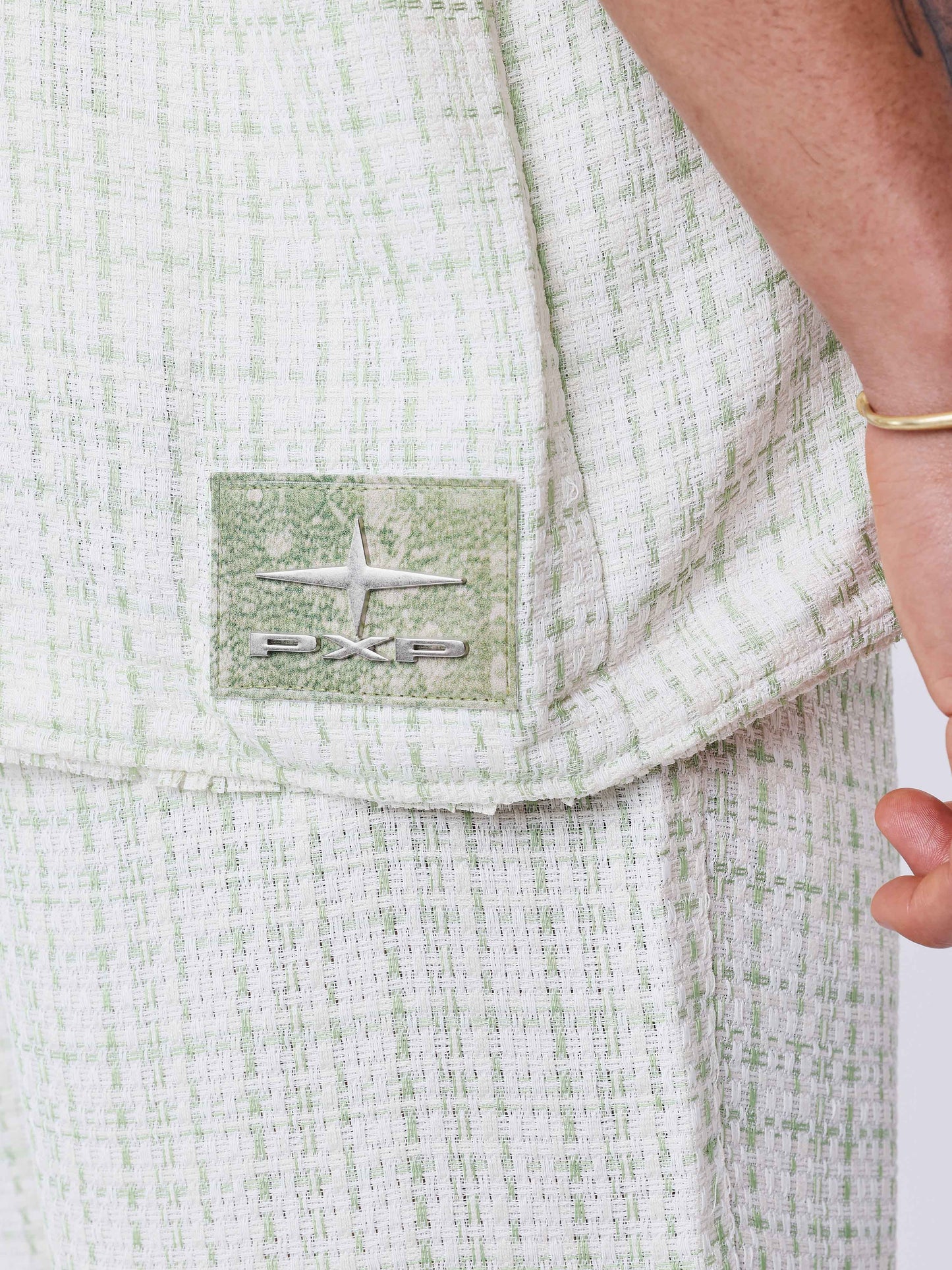 chemise-kalash-x-pxp-bicolore-vert-d-eau