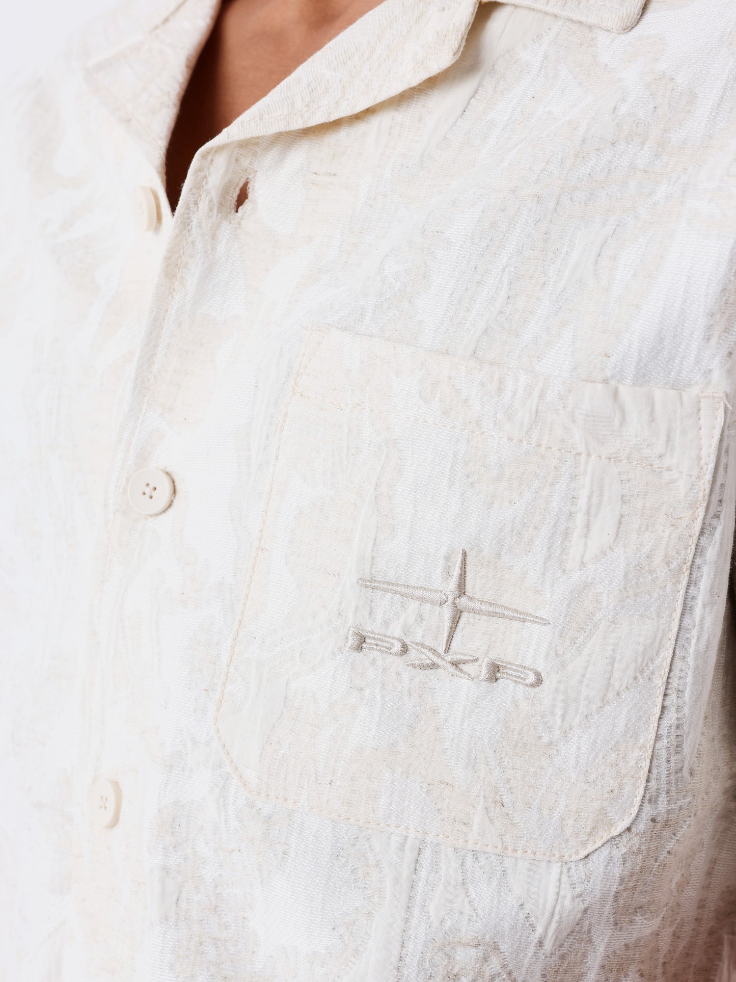 chemise-motif-floral-beige