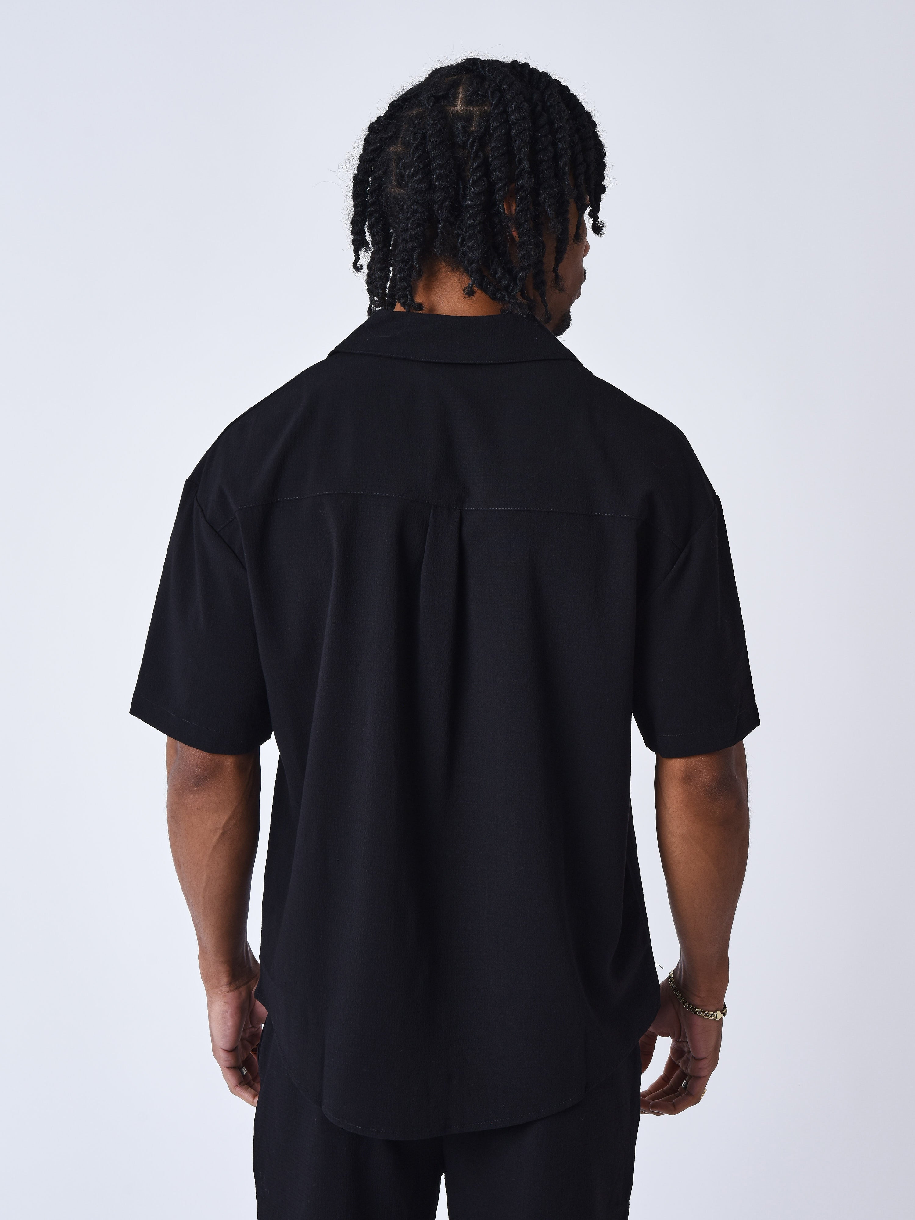 chemise-texture-brode-noir
