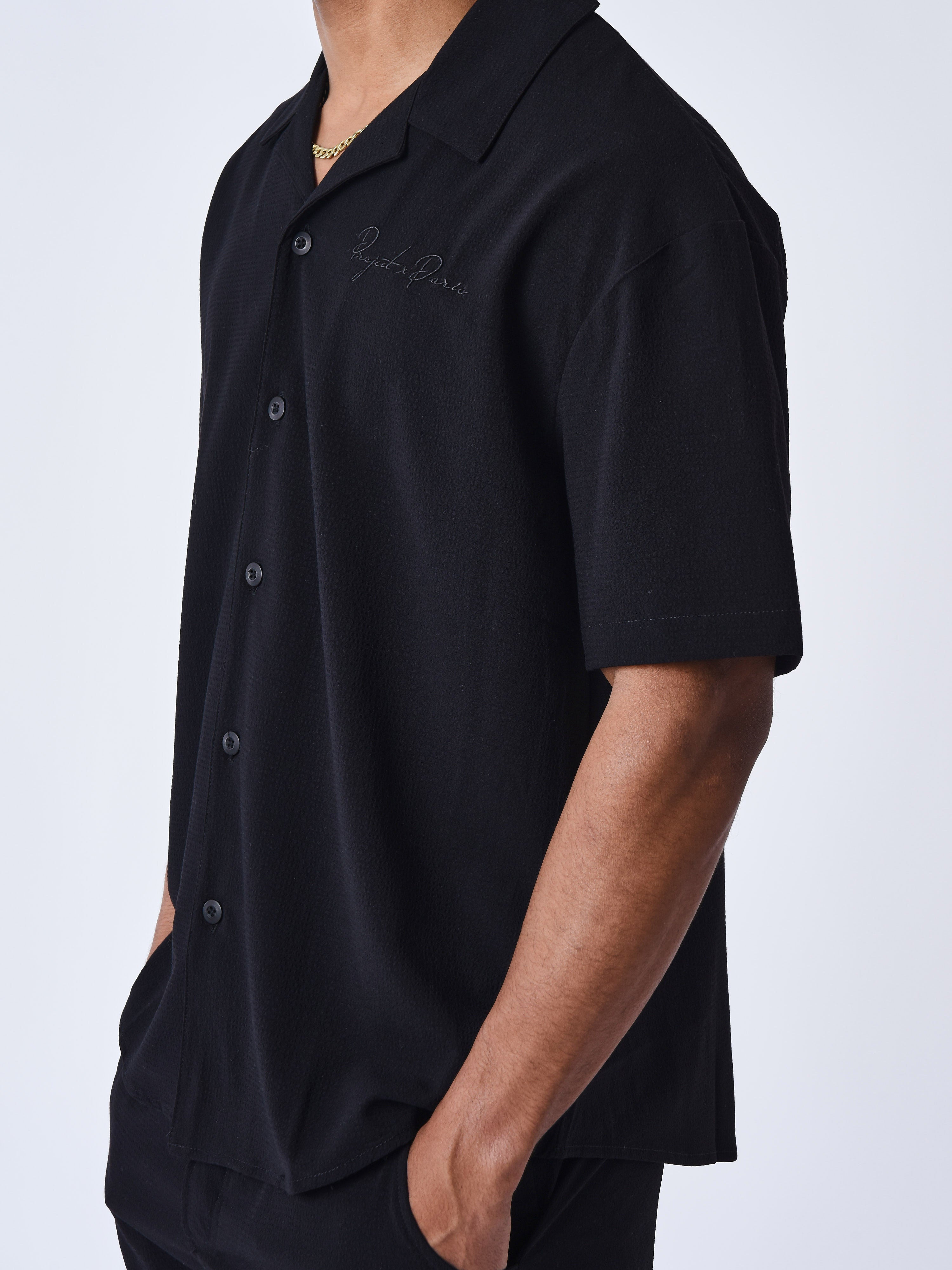 chemise-texture-brode-noir