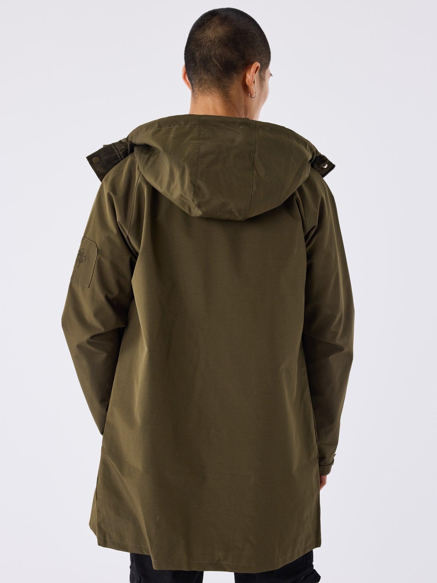 coupe-vent-long-olive-fonce