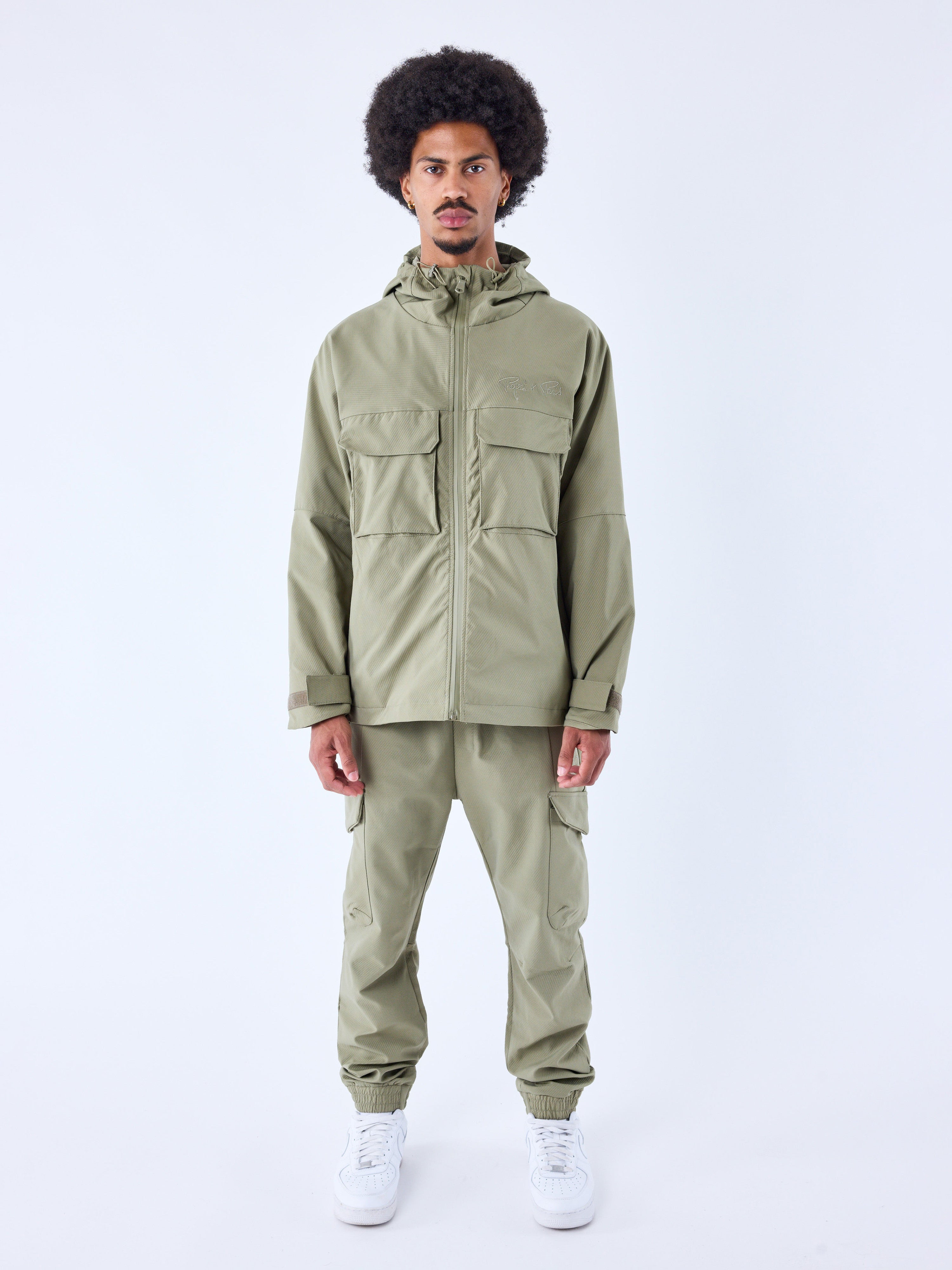 coupe-vent-zippe-olive