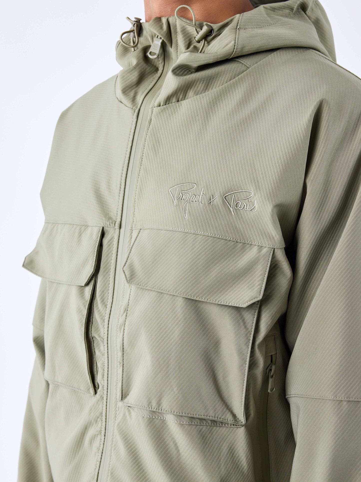 coupe-vent-zippe-olive