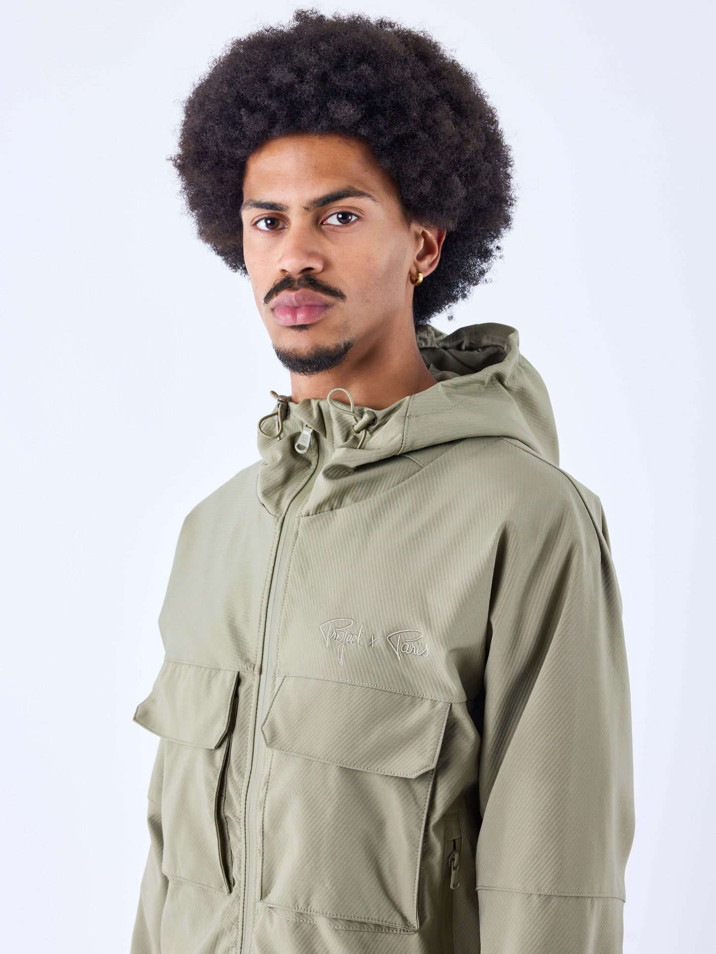 coupe-vent-zippe-olive