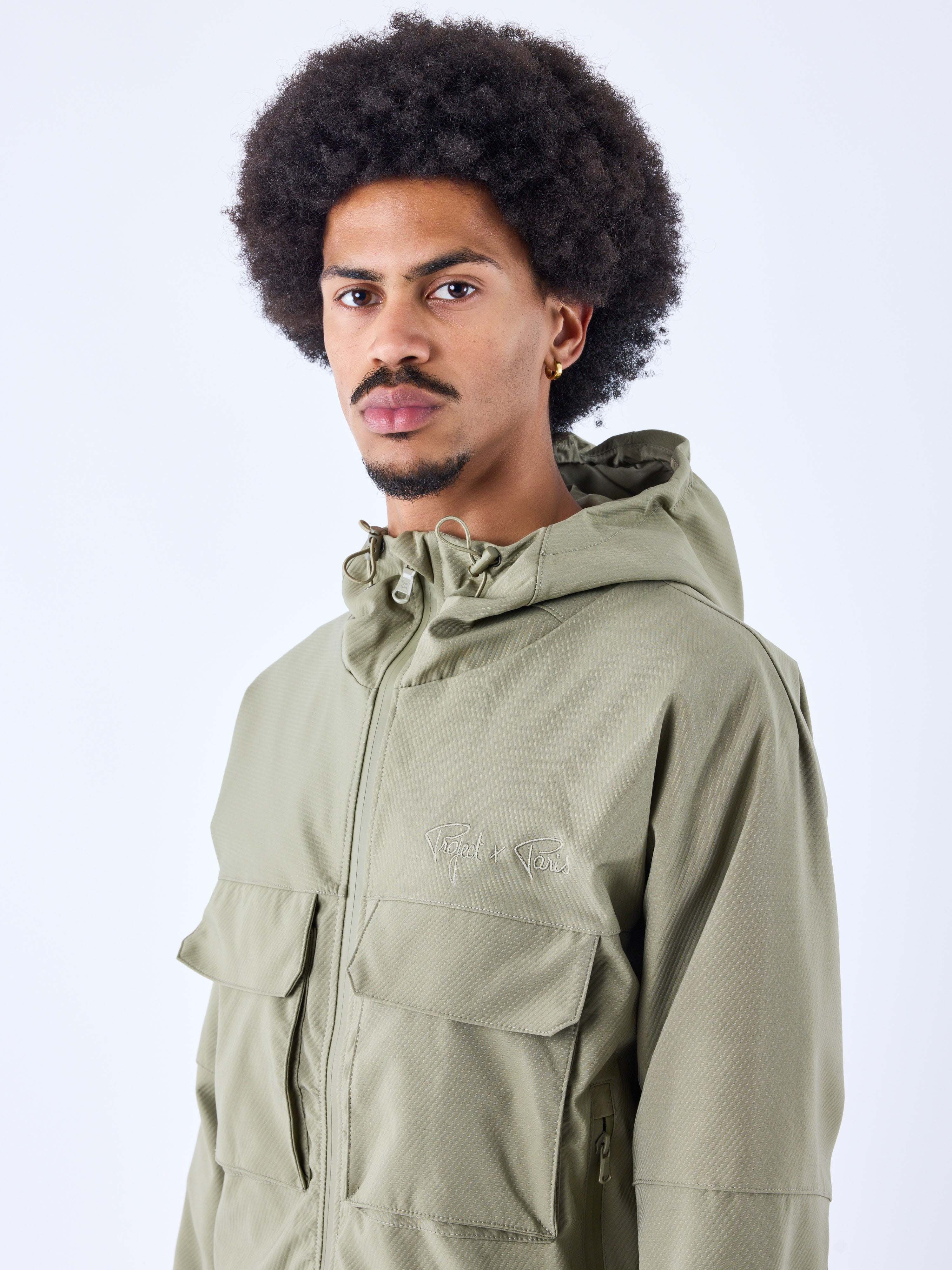 coupe-vent-zippe-olive