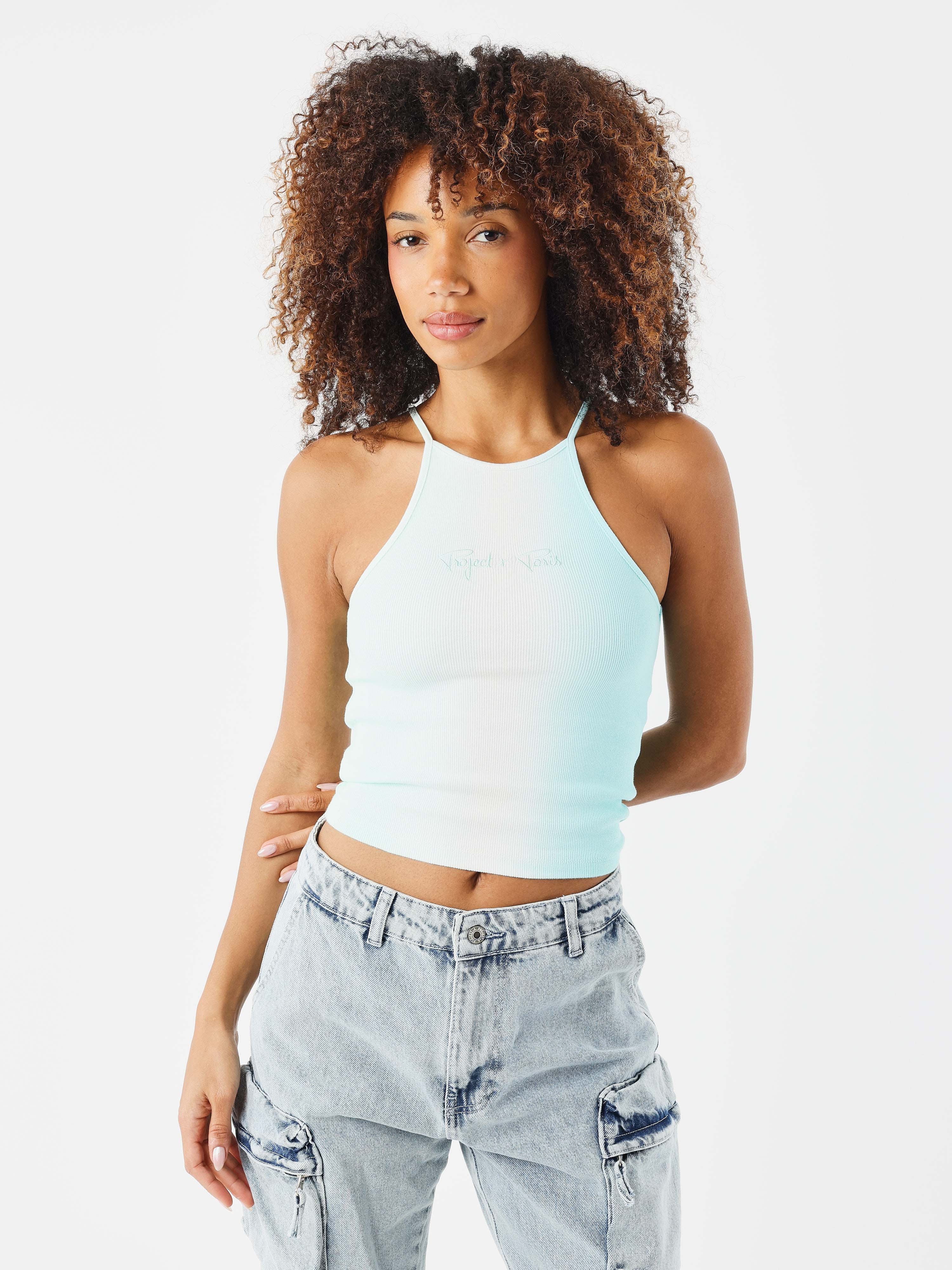 Gradient crop top-1