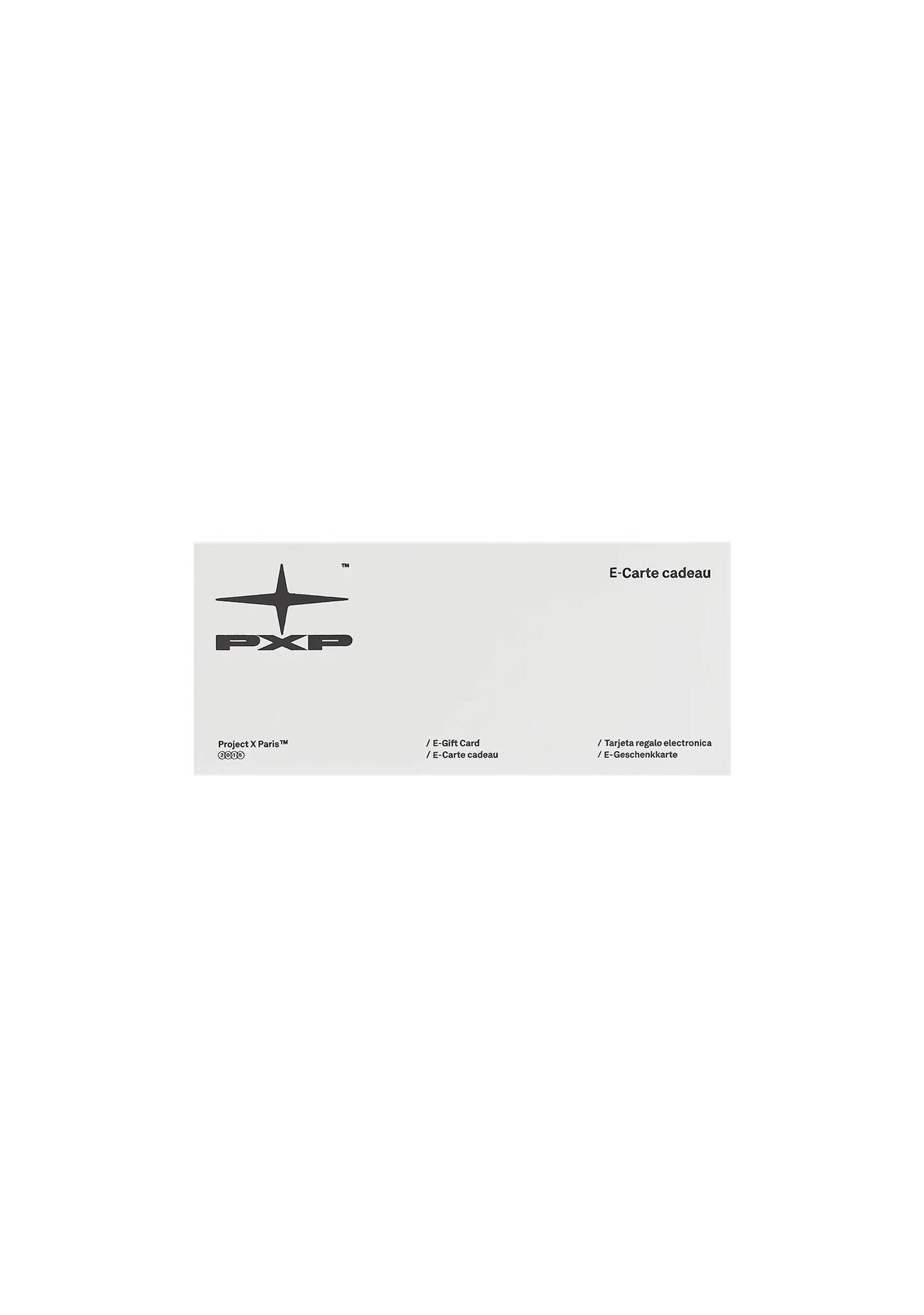 E-carte cadeau