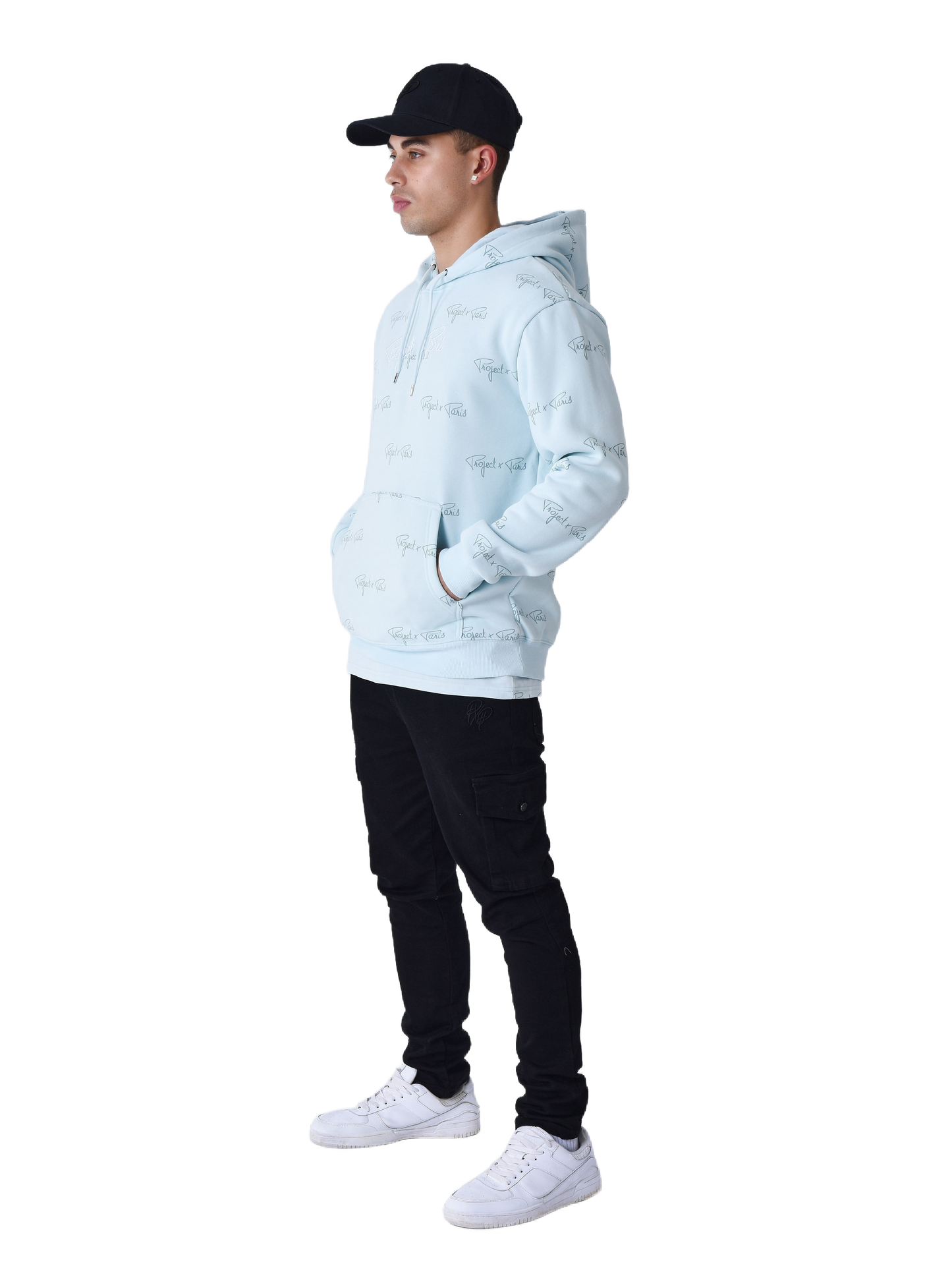 sweat-a-capuche-imprime-signature-all-over-ice-blue-modelshot