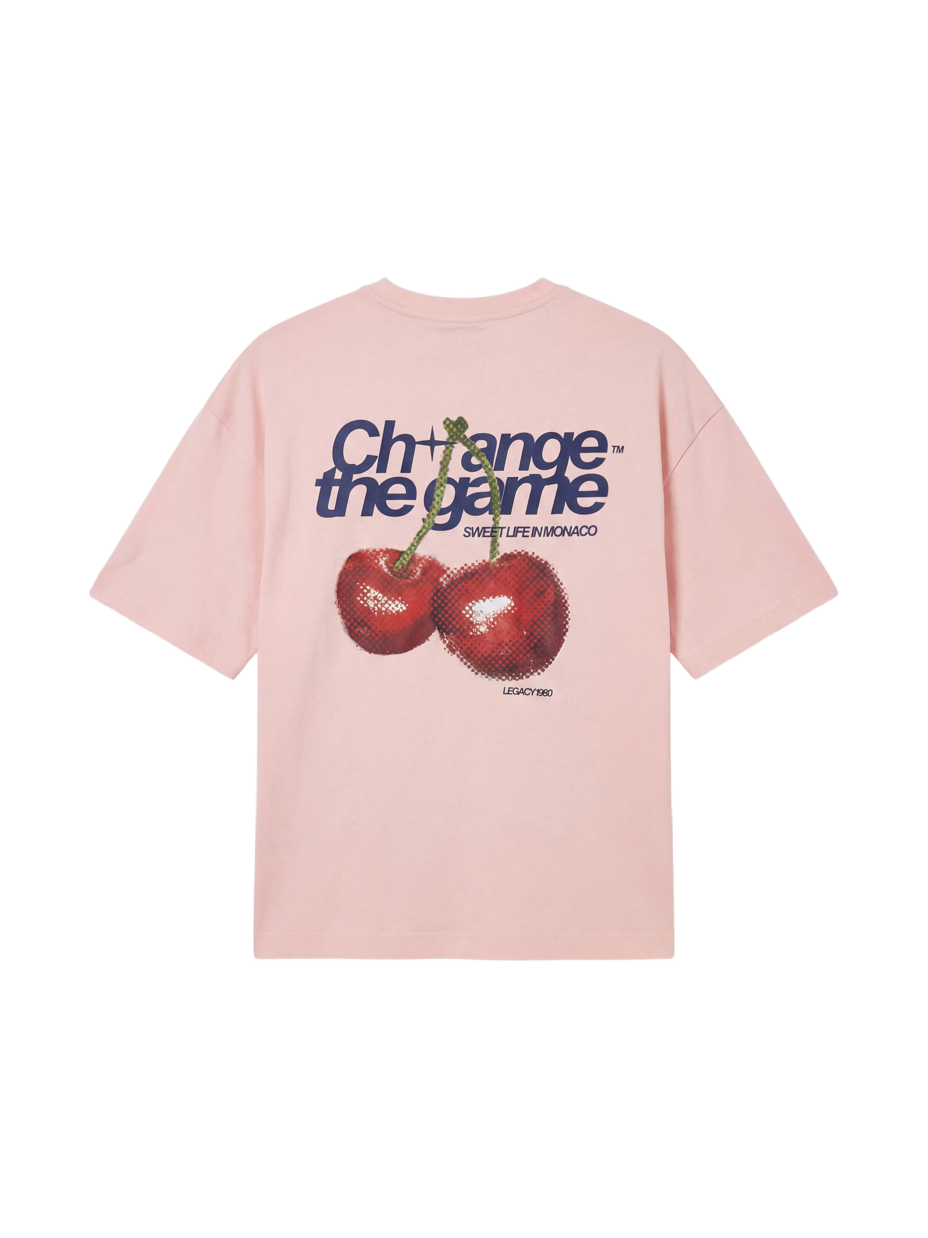 Camiseta de manga corta con estampado de cerezas-7