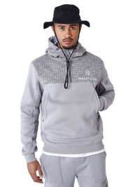 Sweat à Capuche imprimé monogramme