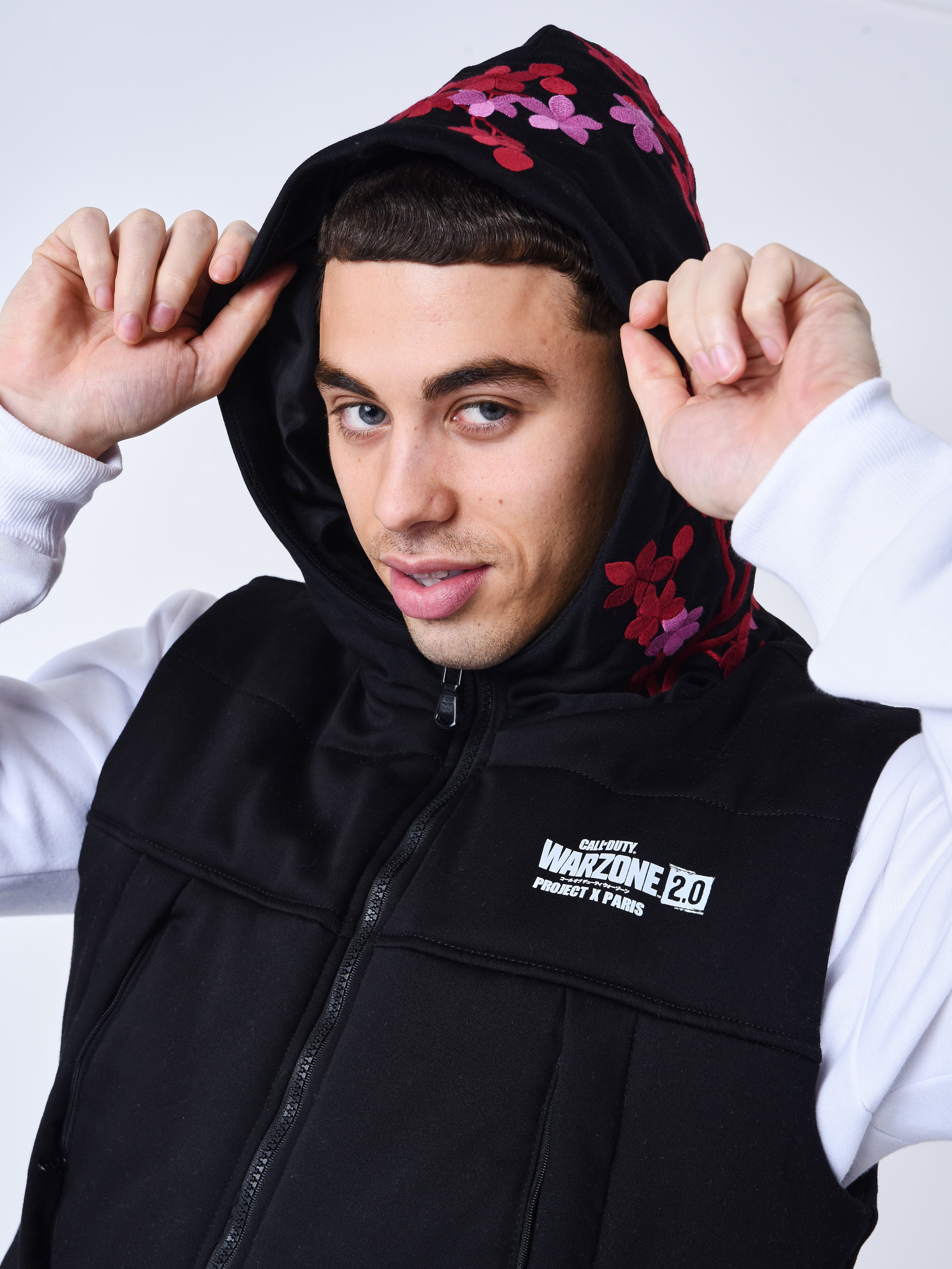 Mouwloze hoodie Call of Duty Sakura borduurwerk-2