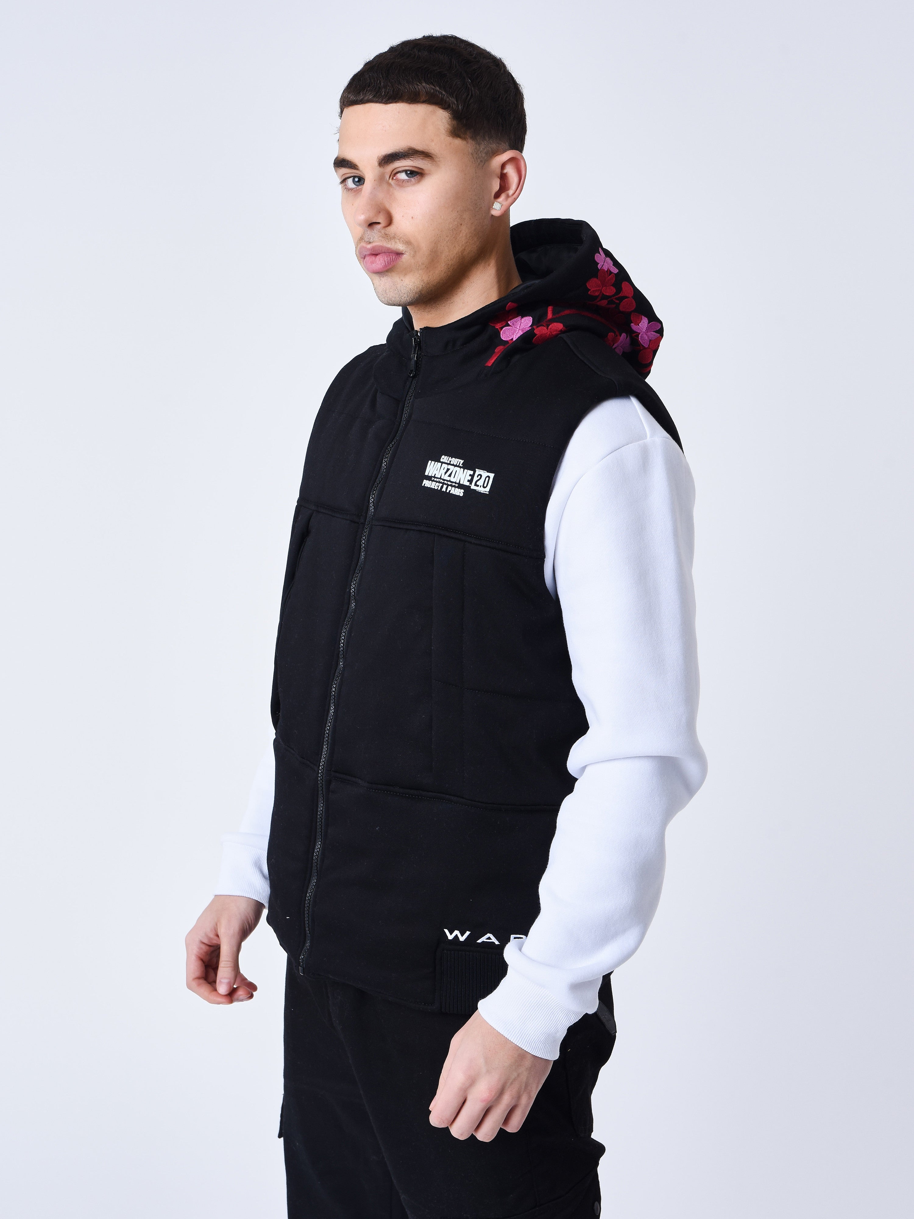Mouwloze hoodie Call of Duty Sakura borduurwerk-4