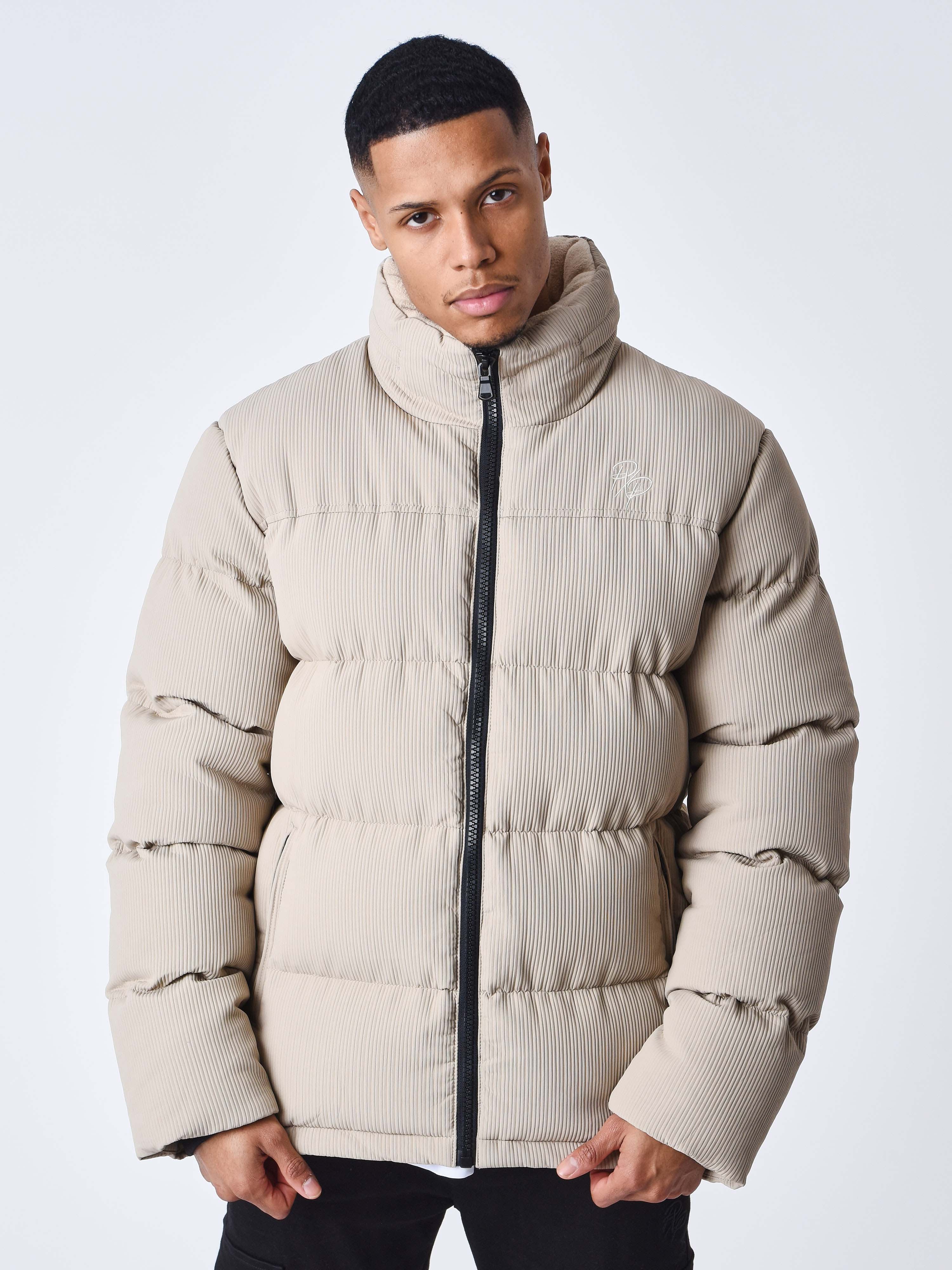 Corduroy puffer jacket-1