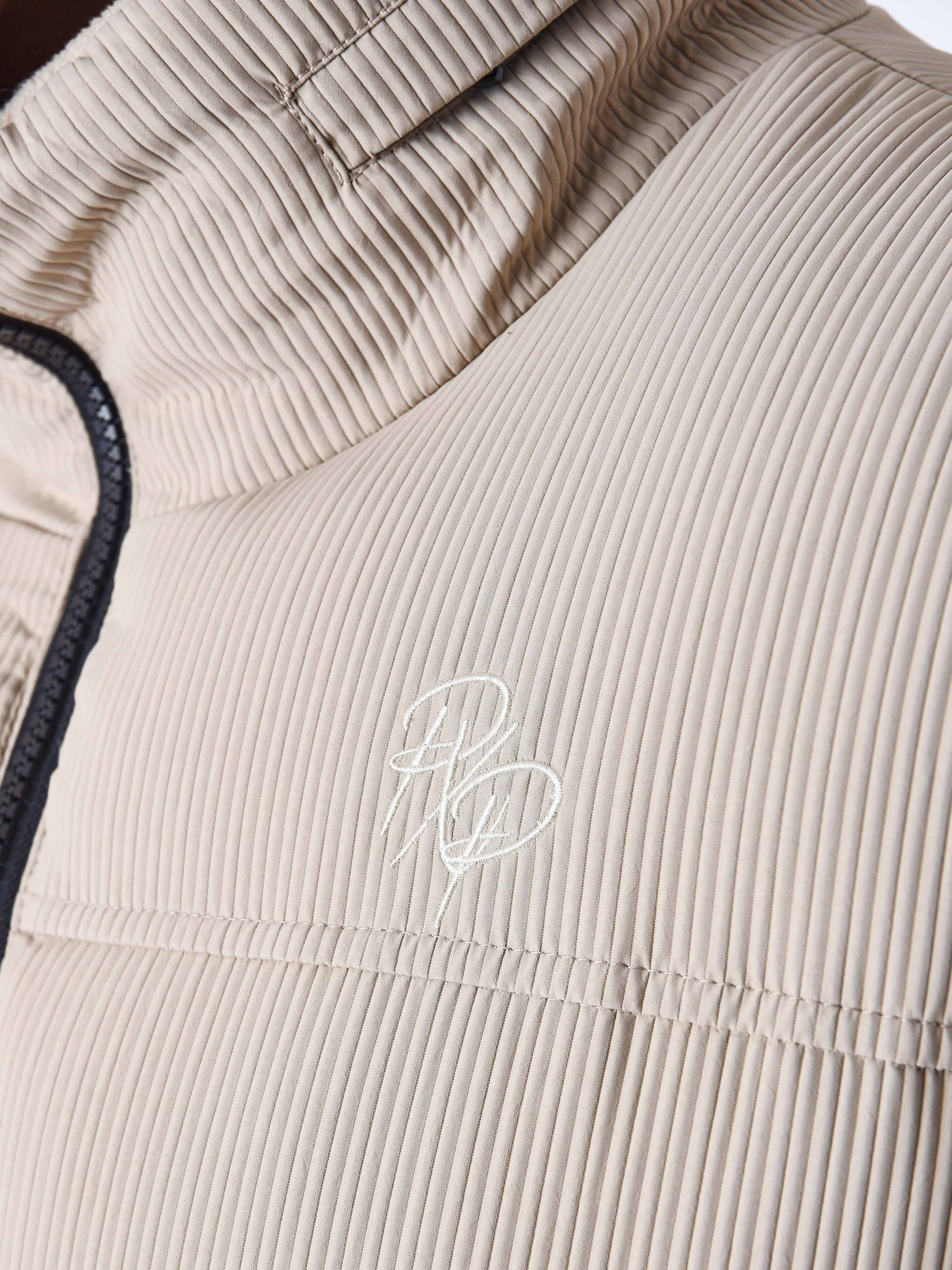 Corduroy puffer jacket-4