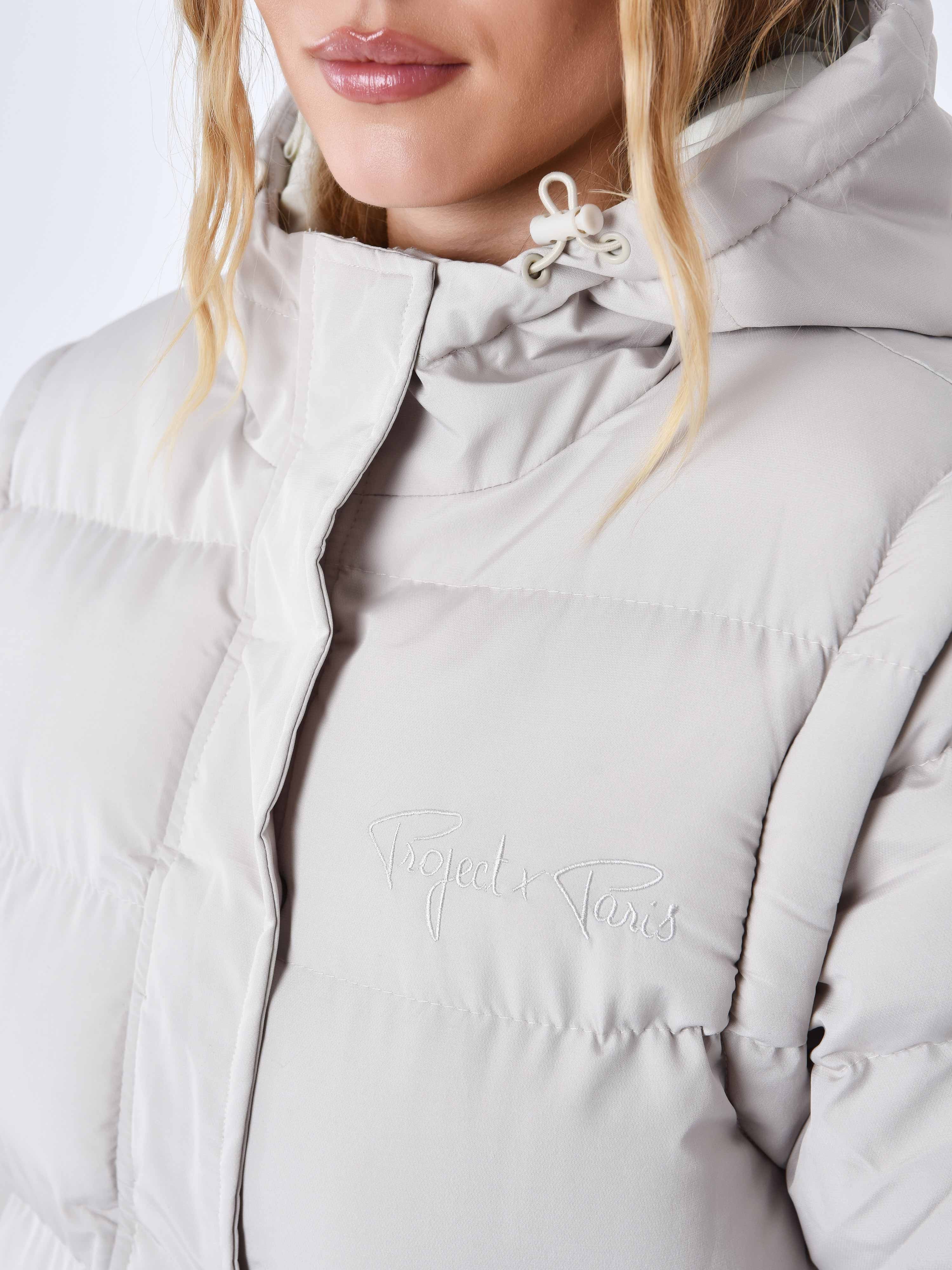 Long quilted puffer jacket with removable sleeves-6