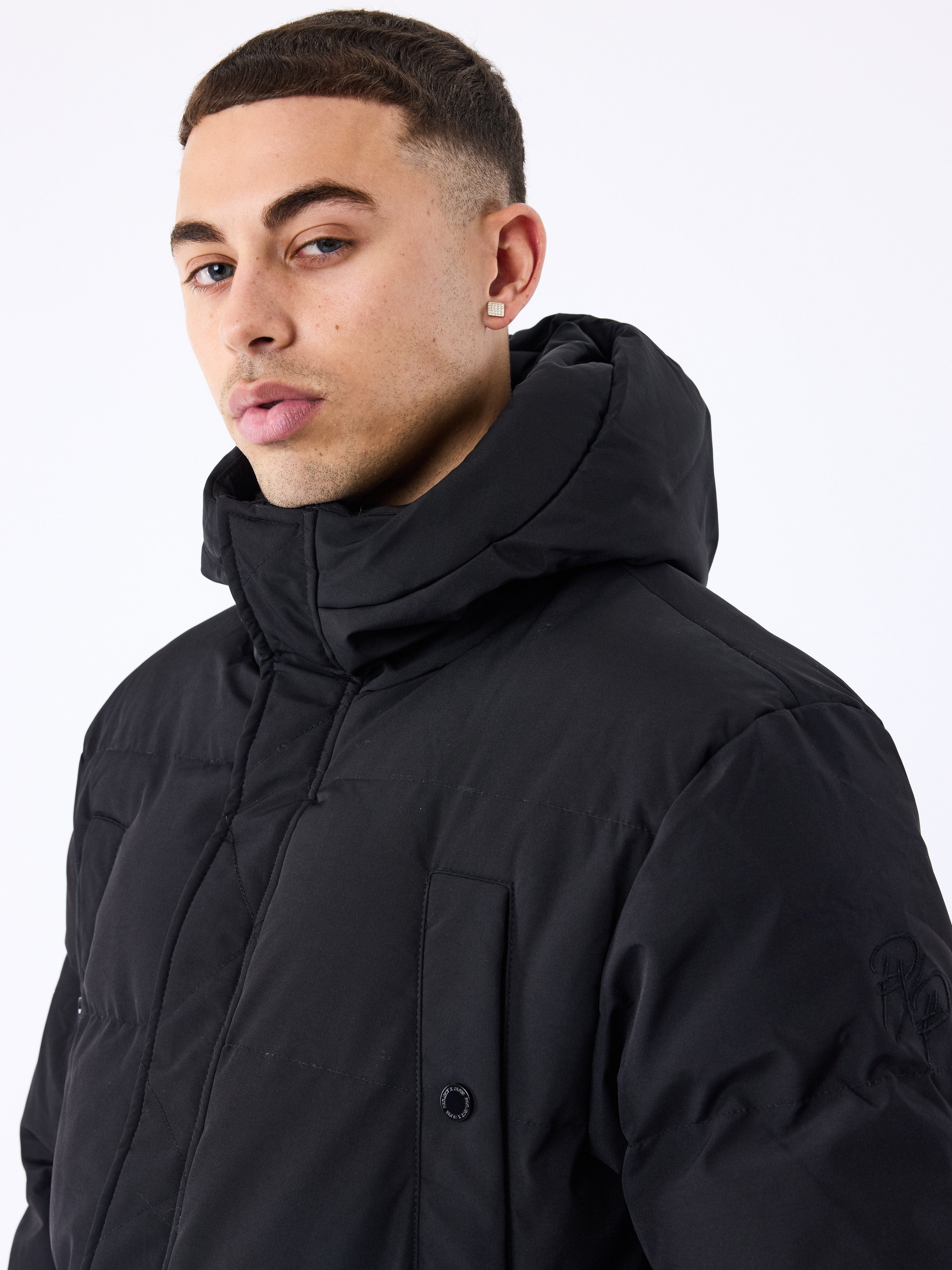 doudoune-longue-multipoches-noir