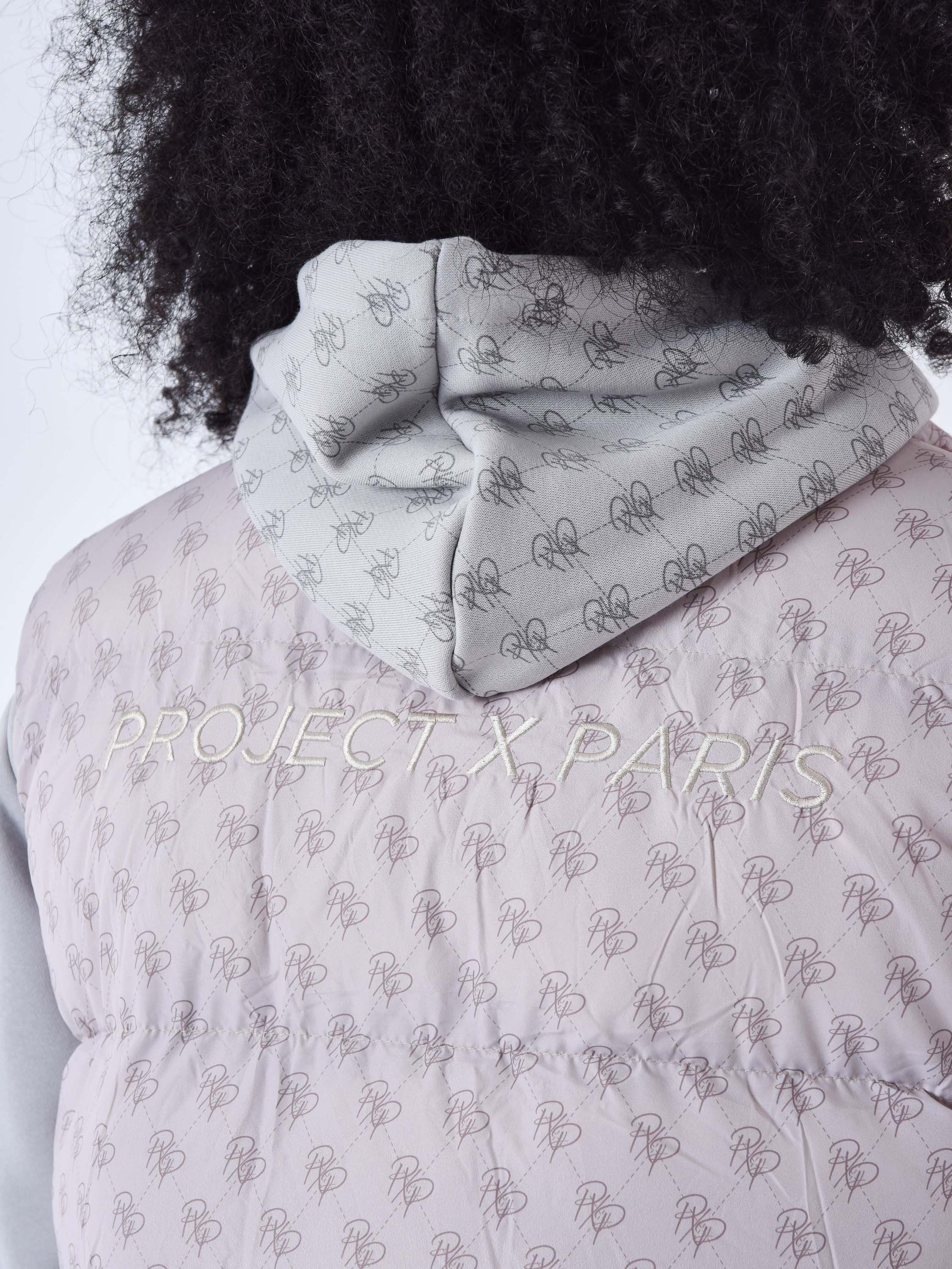 Doudoune sans manches all over monogramme-6