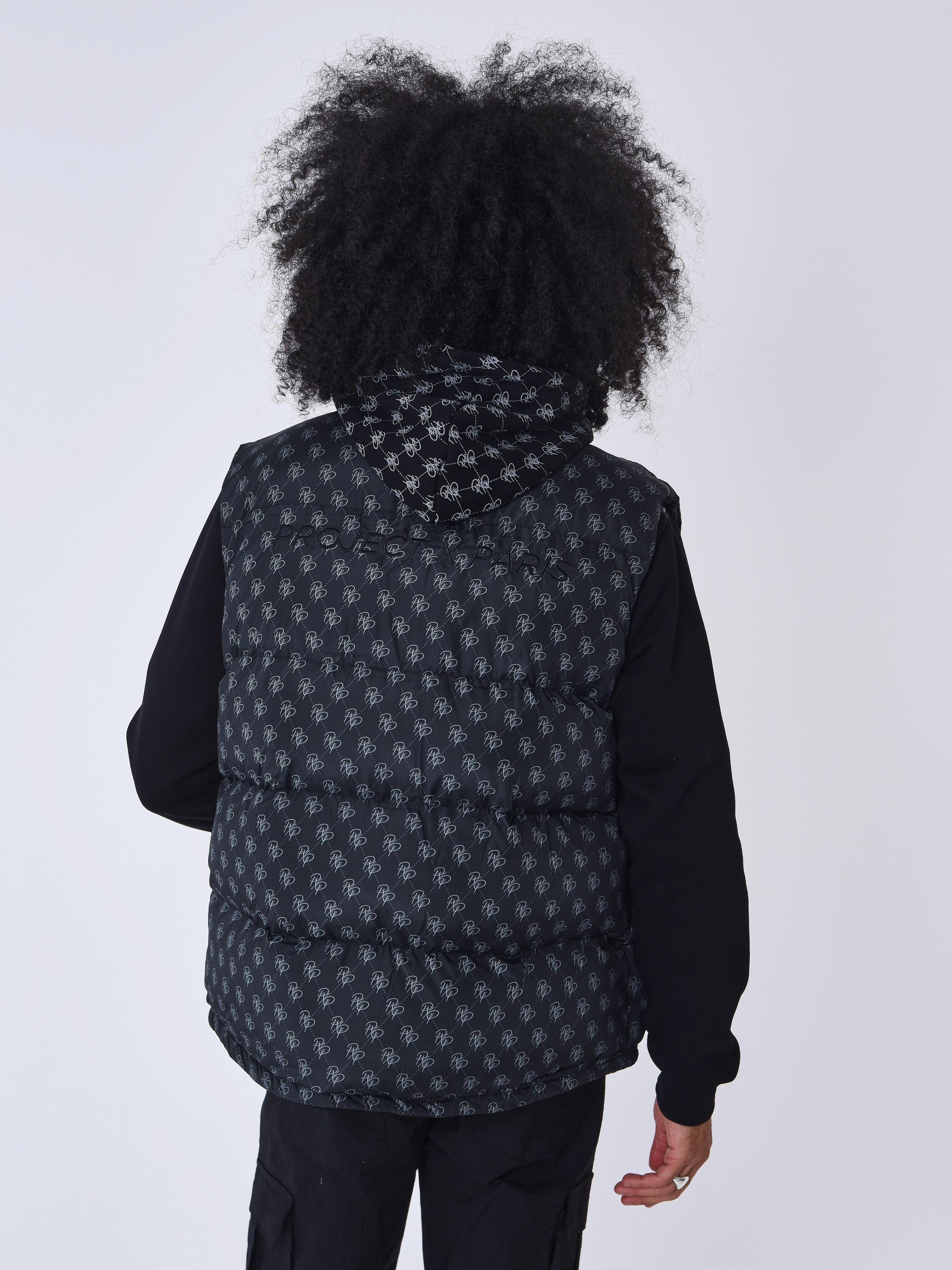 doudoune-sans-manches-all-over-monogramme-noir