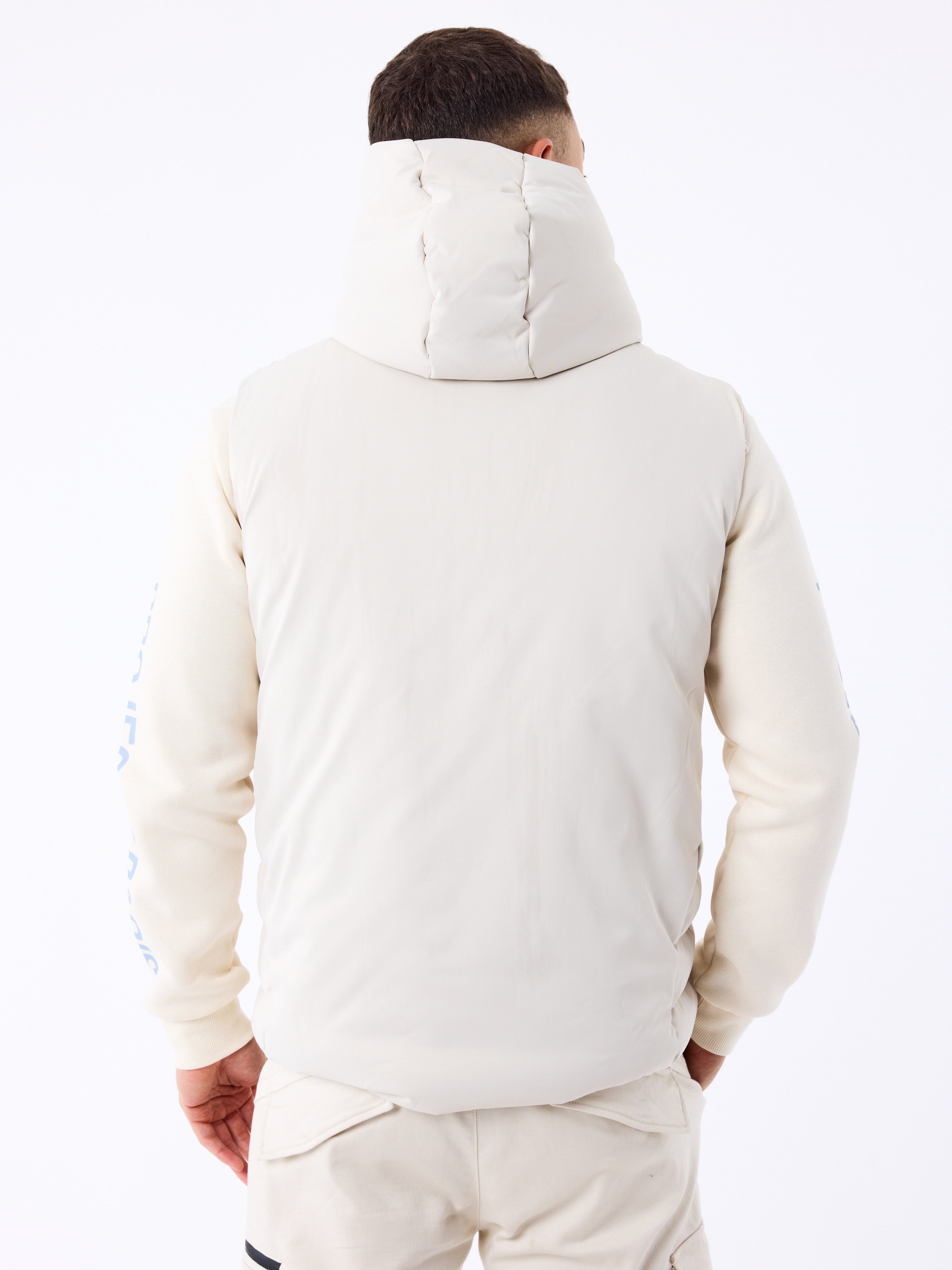 Oversize ärmellose Daunenjacke-2