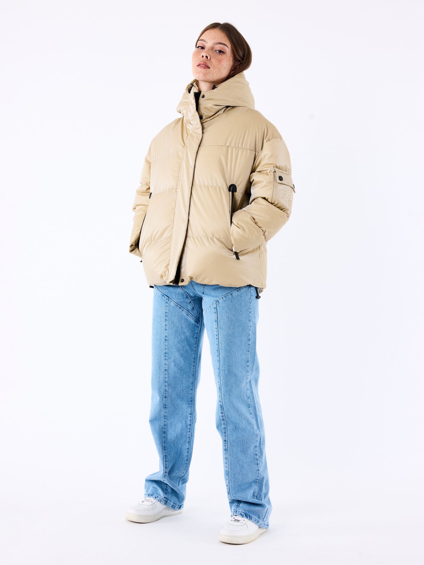 doudoune-ultra-brillante-a-capuche-5092-beige