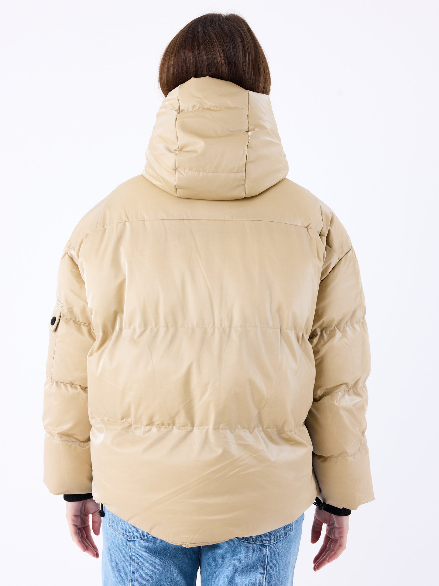 doudoune-ultra-brillante-a-capuche-5092-beige