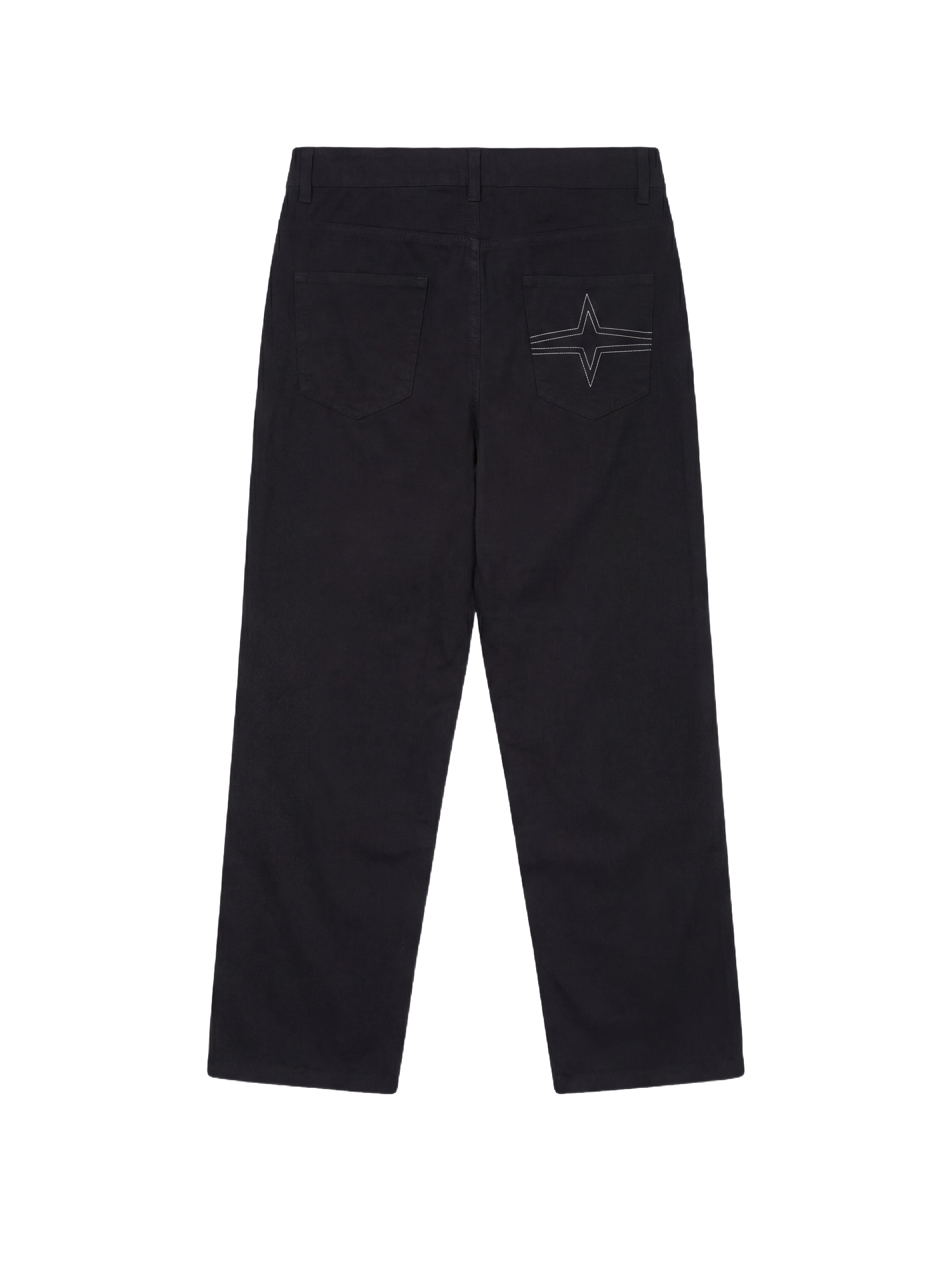Hose mit Kontrastbund und Lagenlook-7