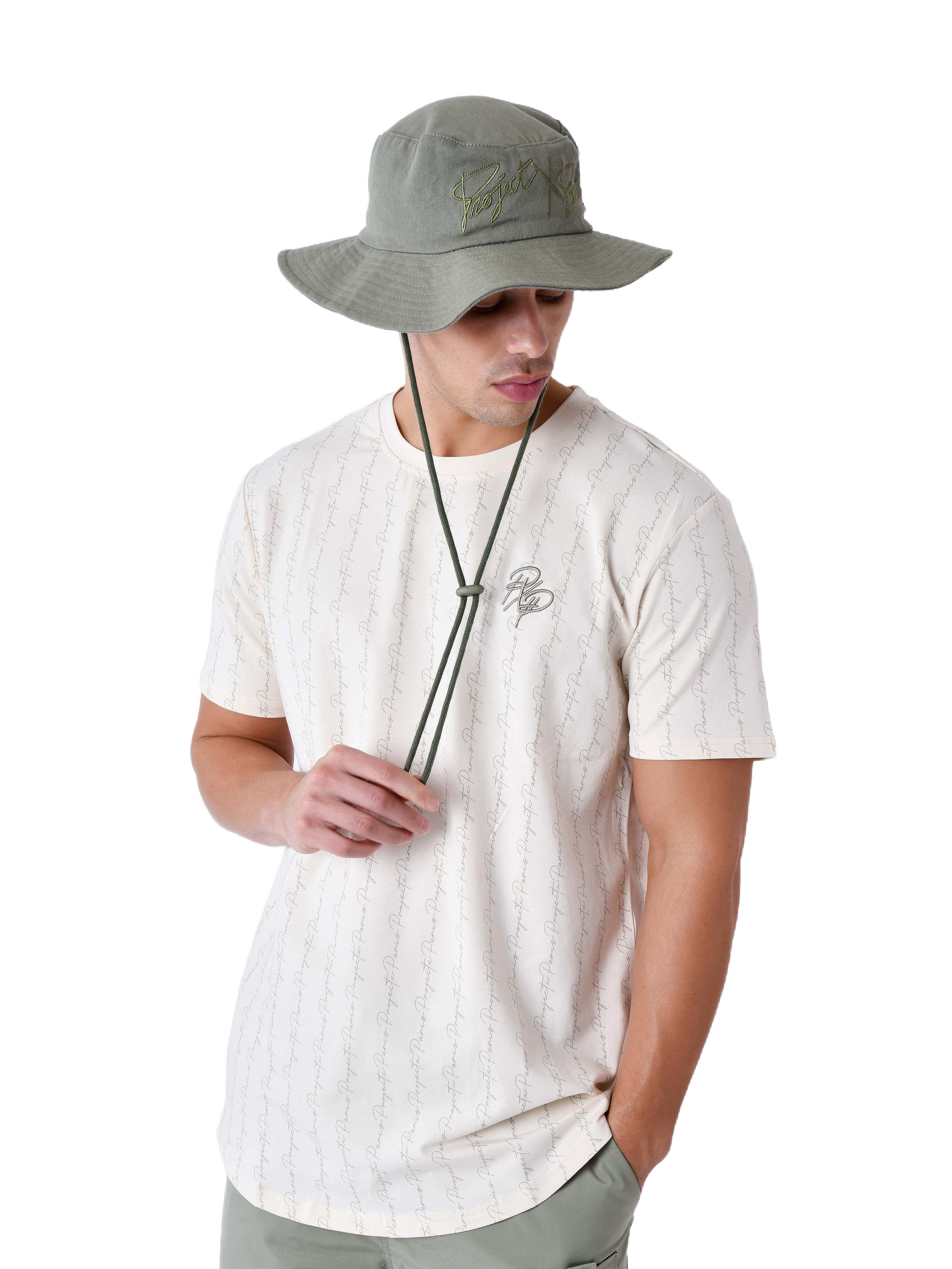 T-shirt med Ink Drip print-1