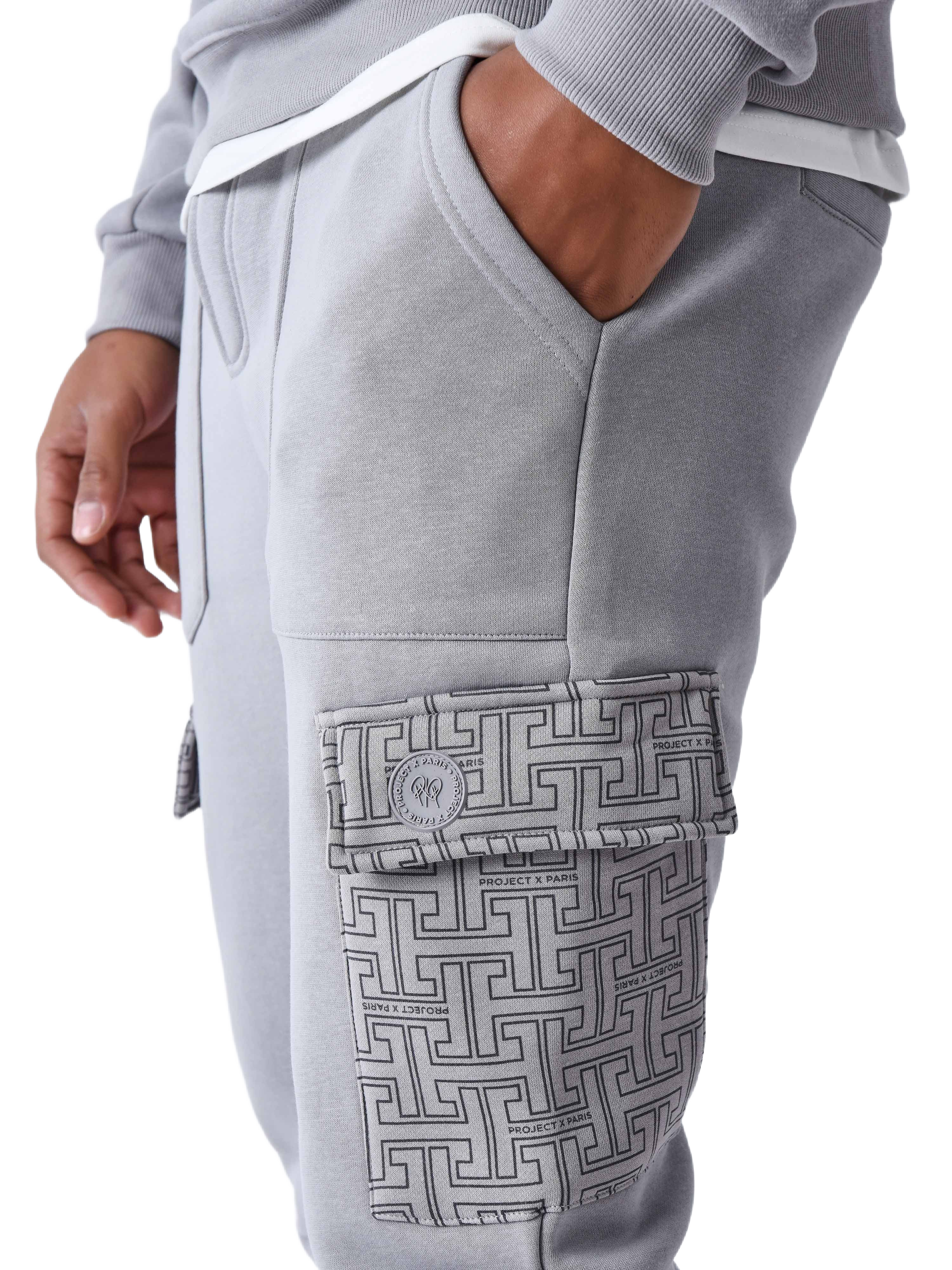 Jogginghose mit Monogramm-Print-5