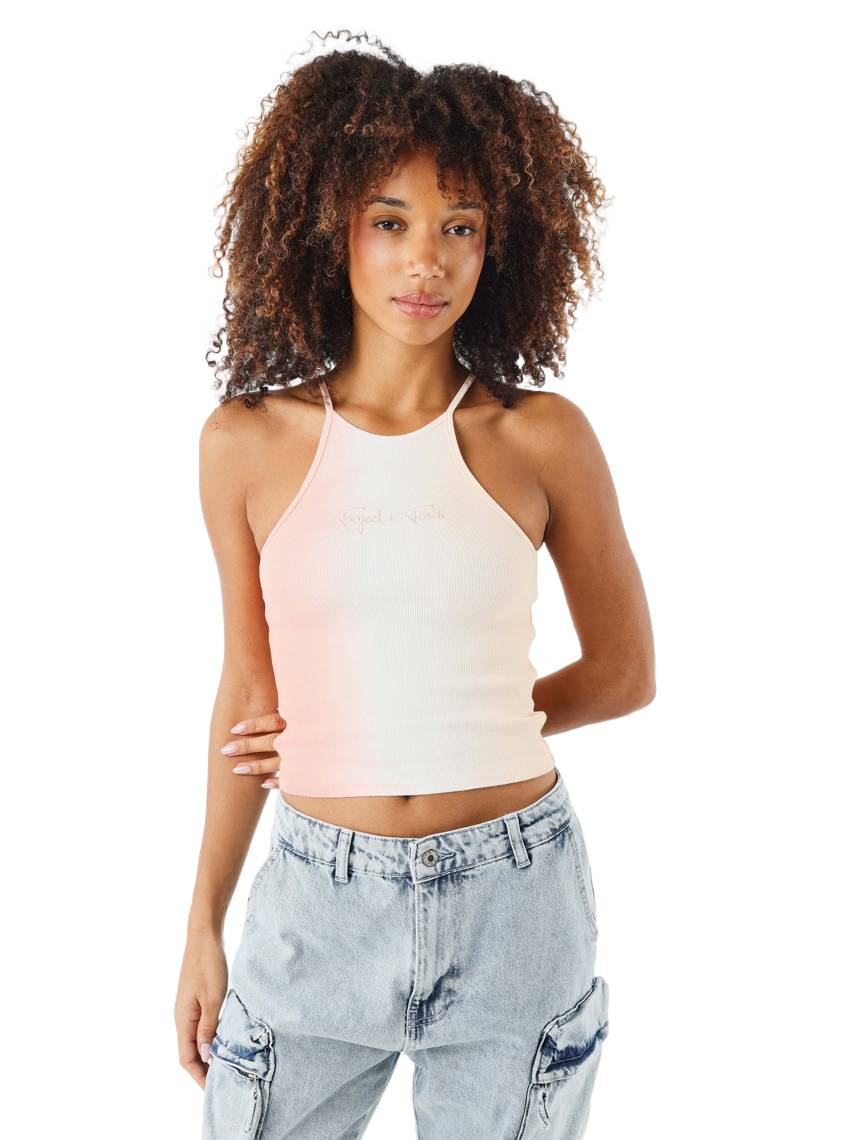 Crop top med gradient-1